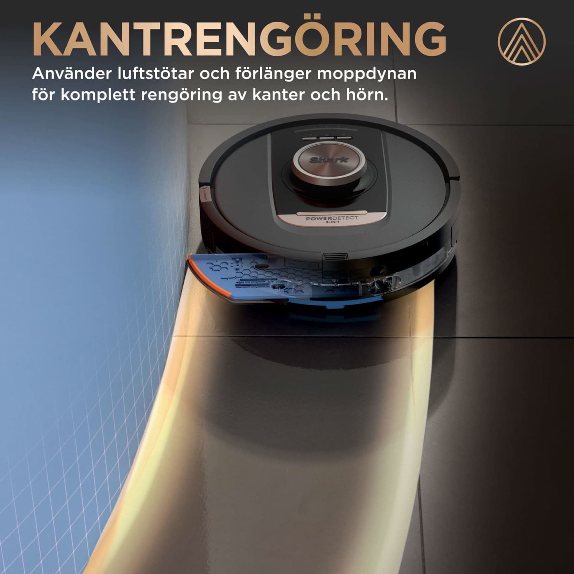 Wet EdgeDetect pushes the pad out to the edges