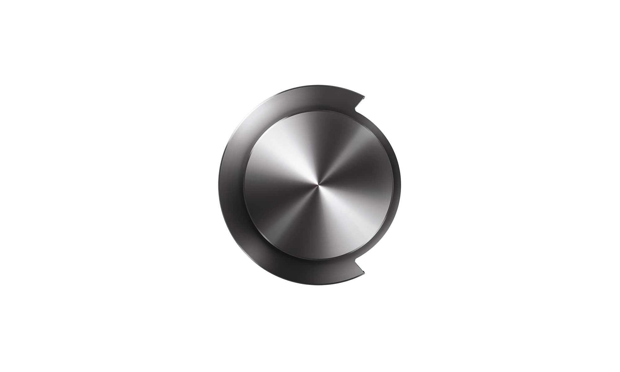 Dyson OnTrac outer caps in CNC Black Nickel