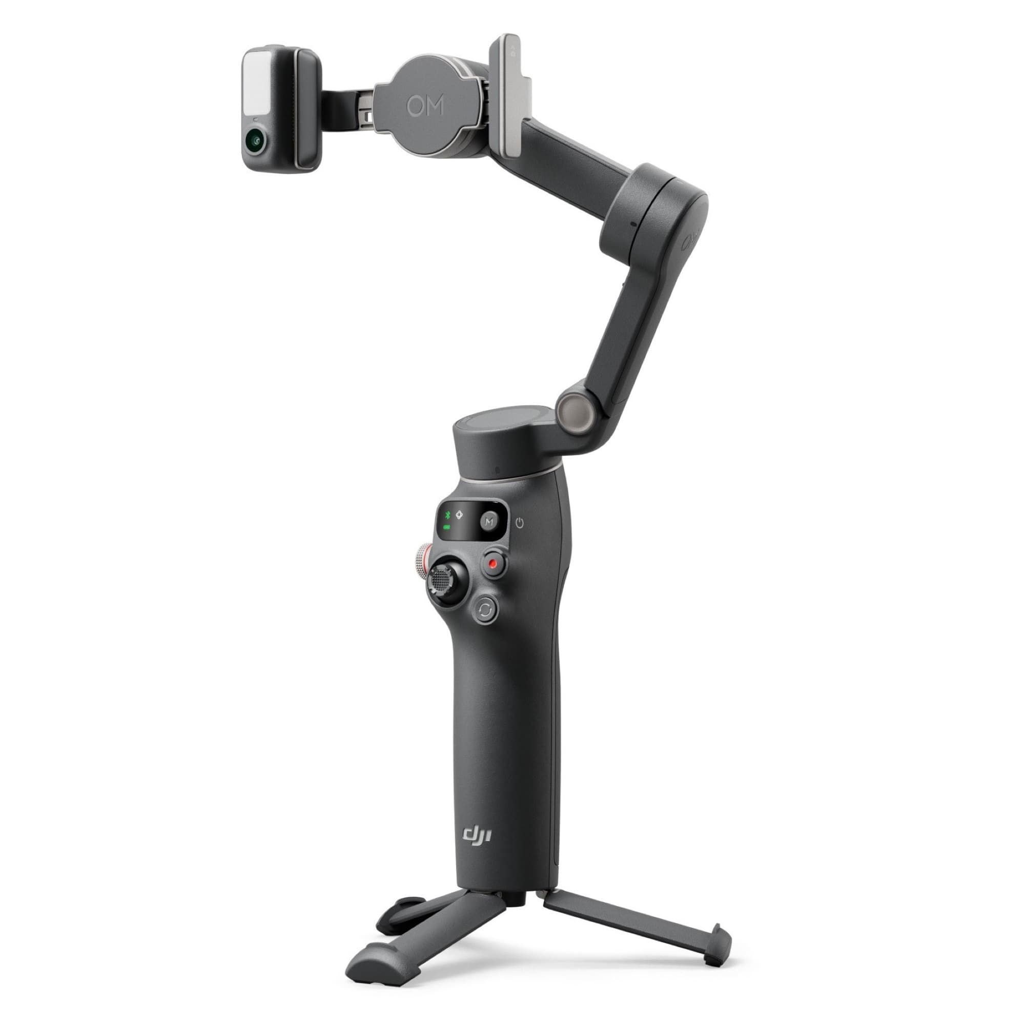 Osmo Mobile 7P on tripod with the module