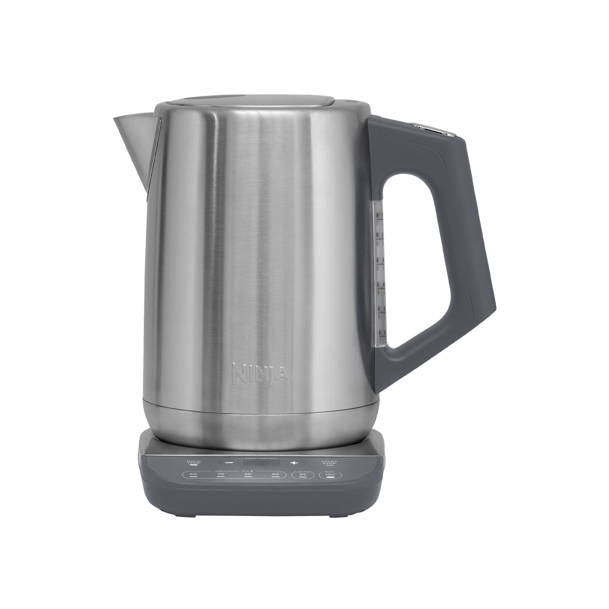 The kettle in stainless steel