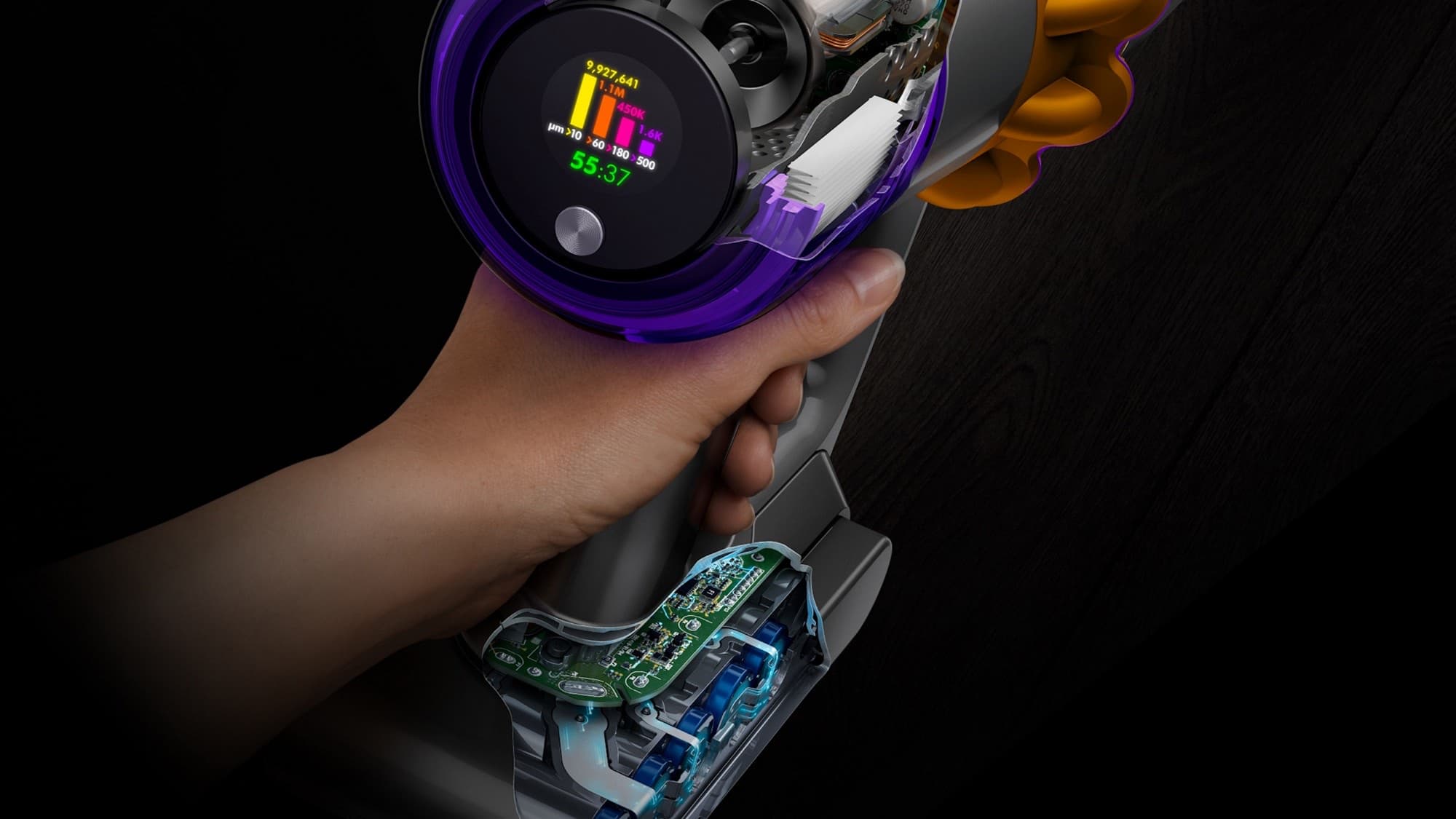 The sensor and battery