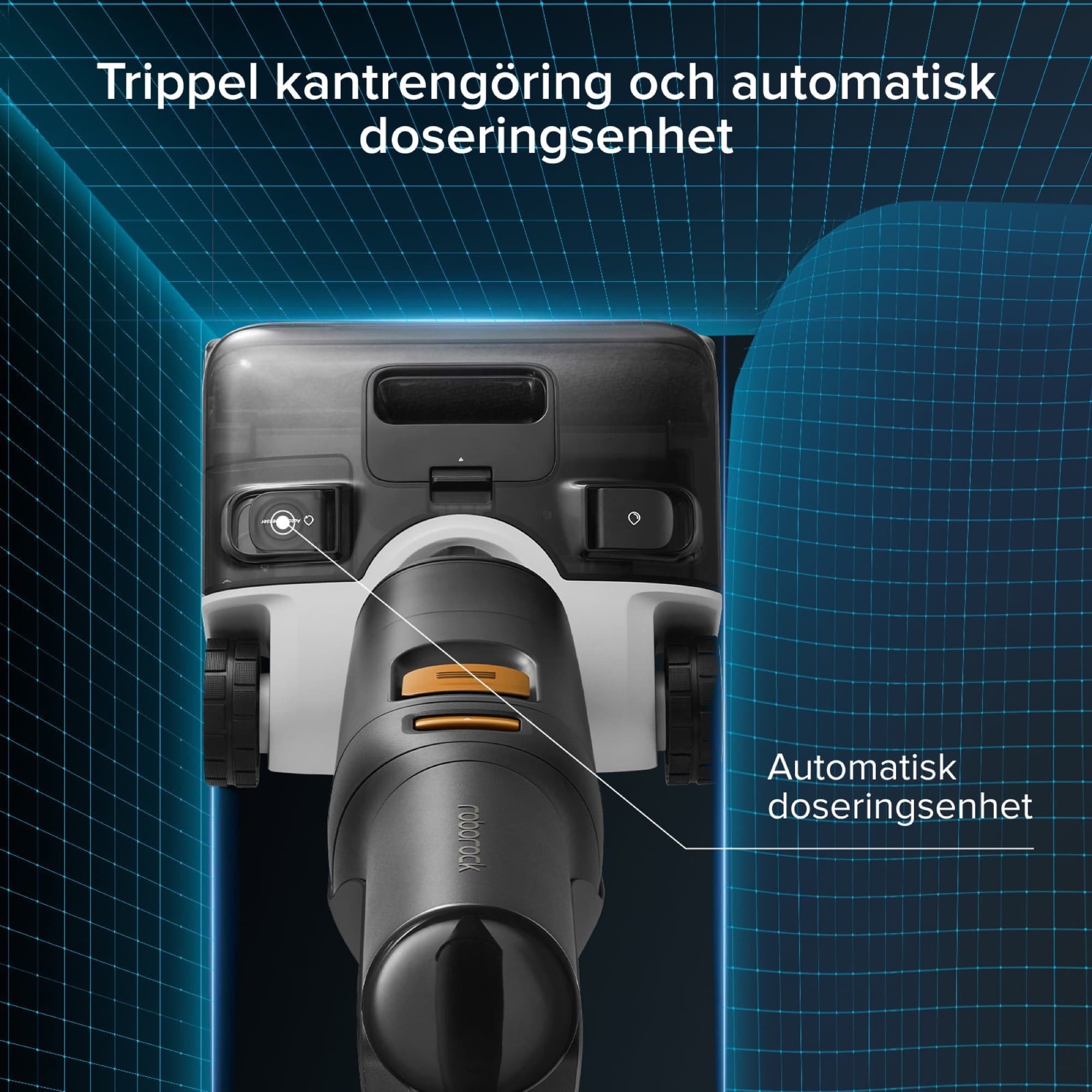 Edge cleaning and automatic dosing