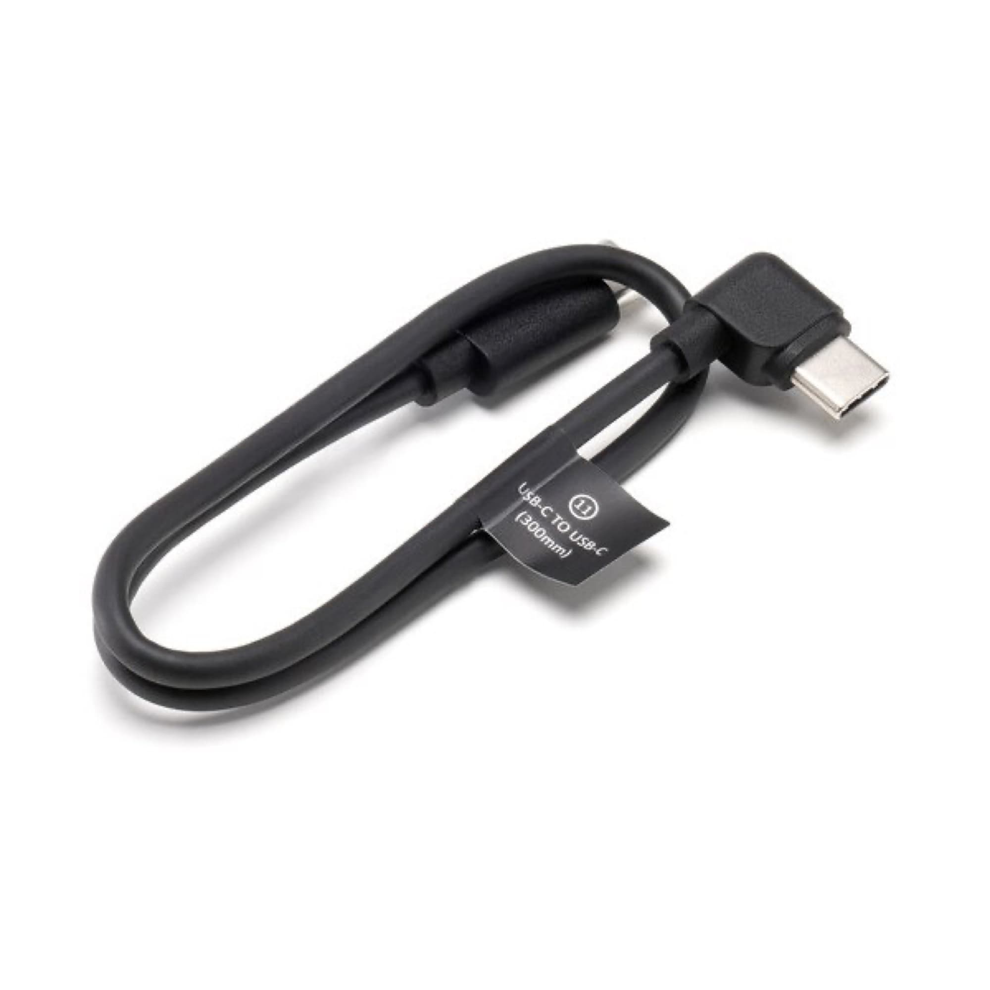The cable with angled connectors