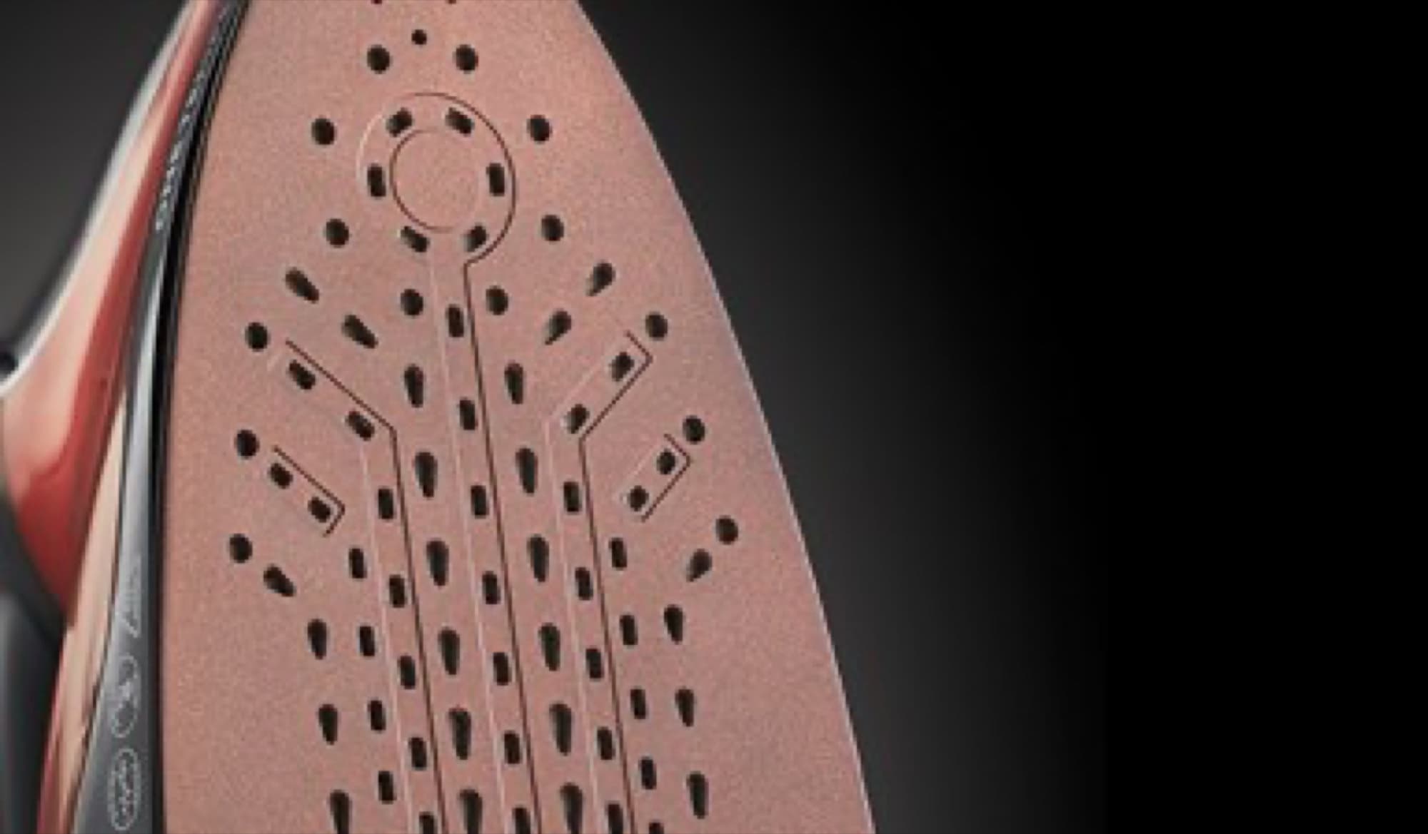 Ceramic soleplate