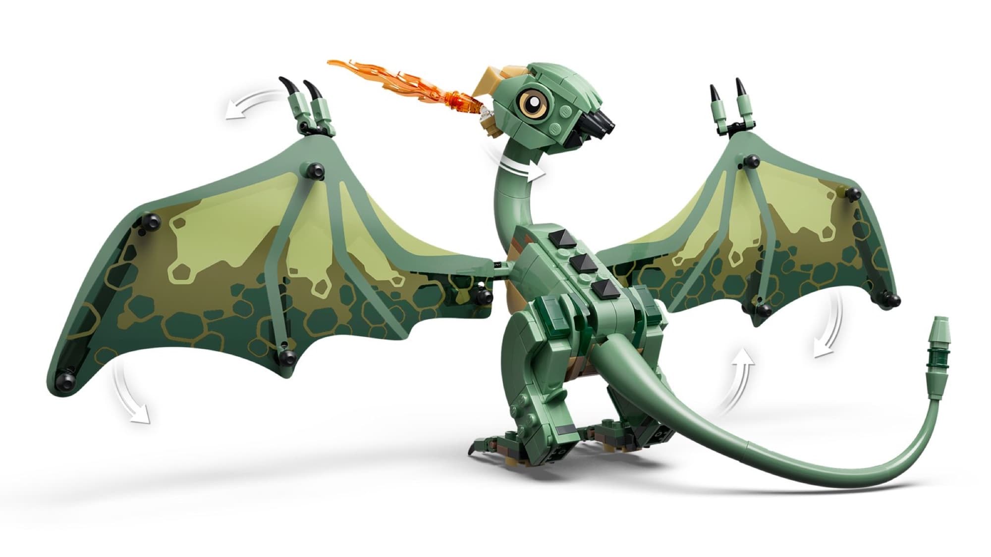 Norbert the baby dragon – detail 3