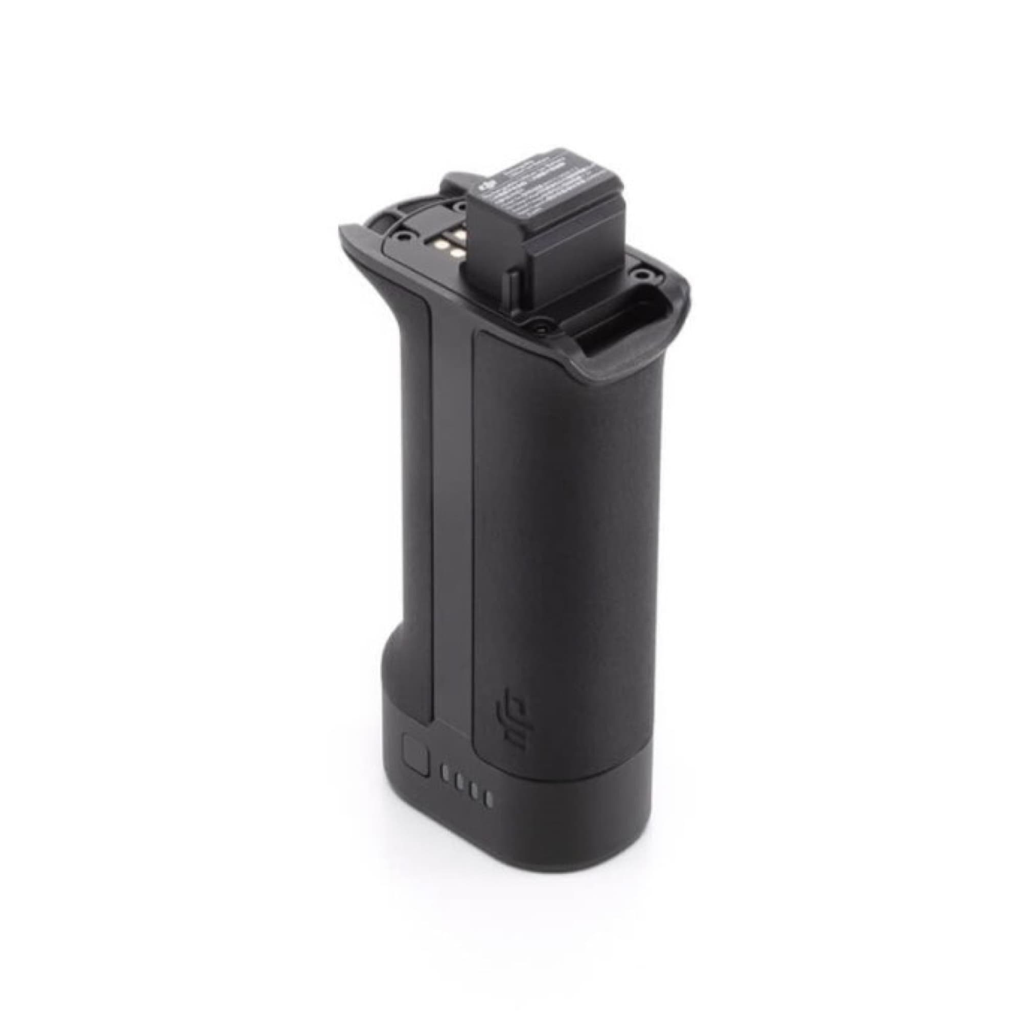 The grip with the connector facing up