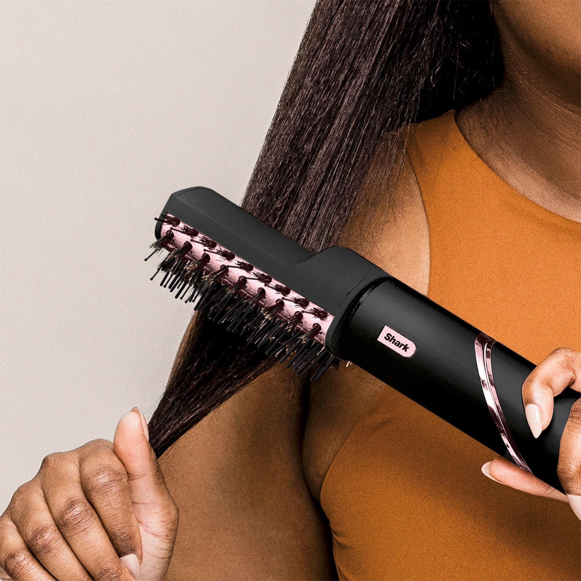 The brush smoothing a section