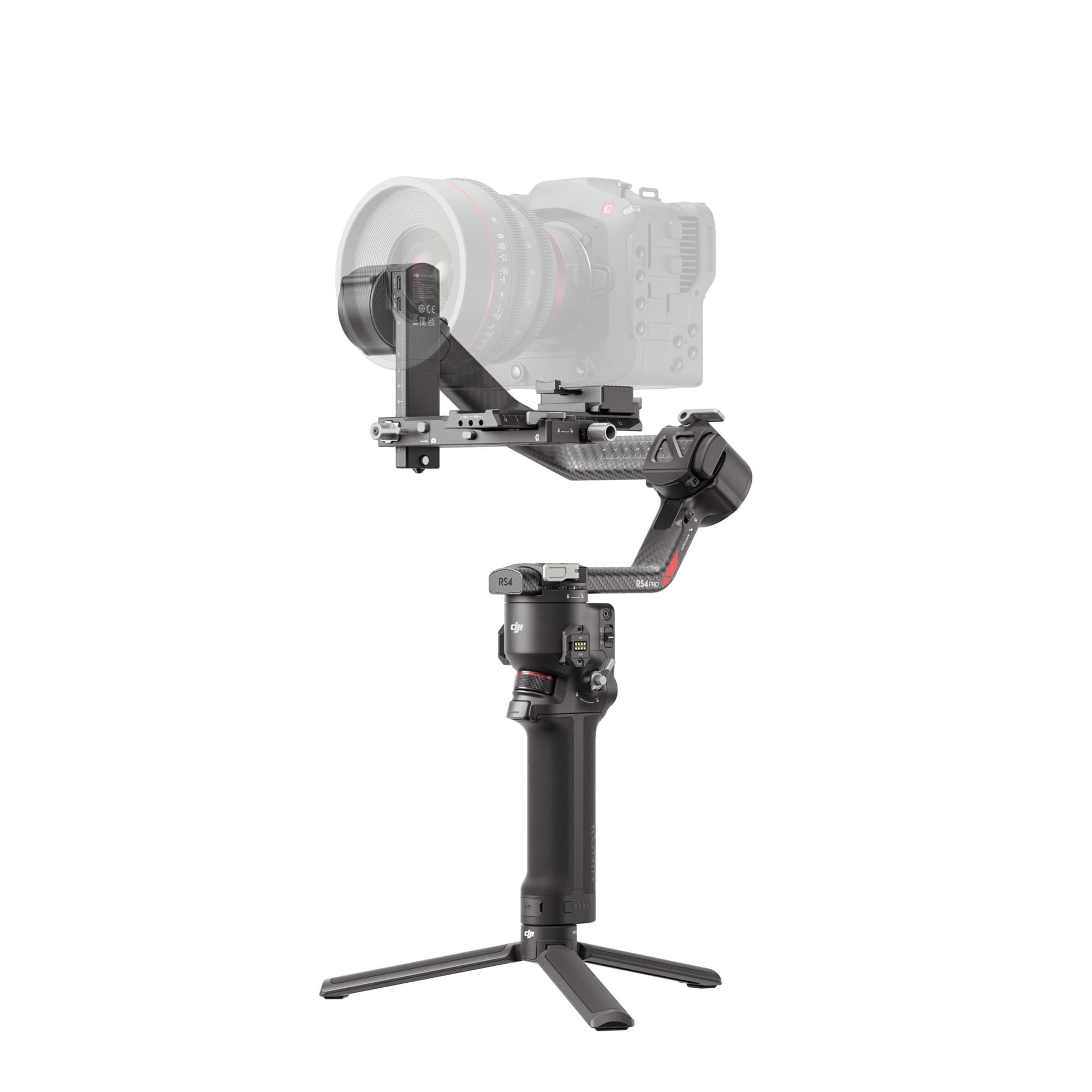 RS 4 Pro with a camera from the side
