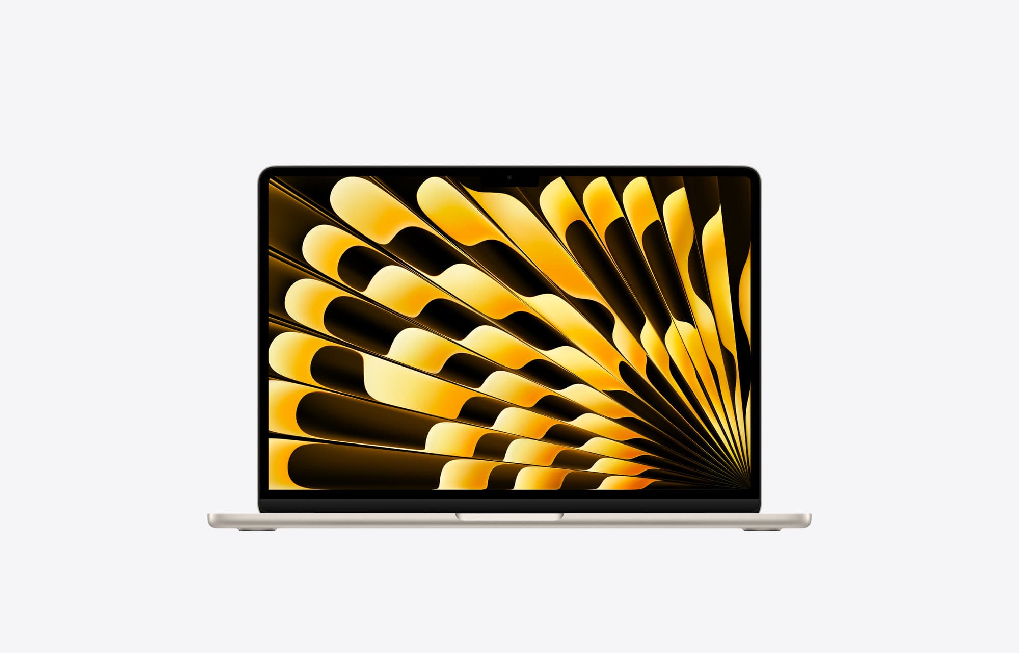 MacBook Air 13-inch in starlight