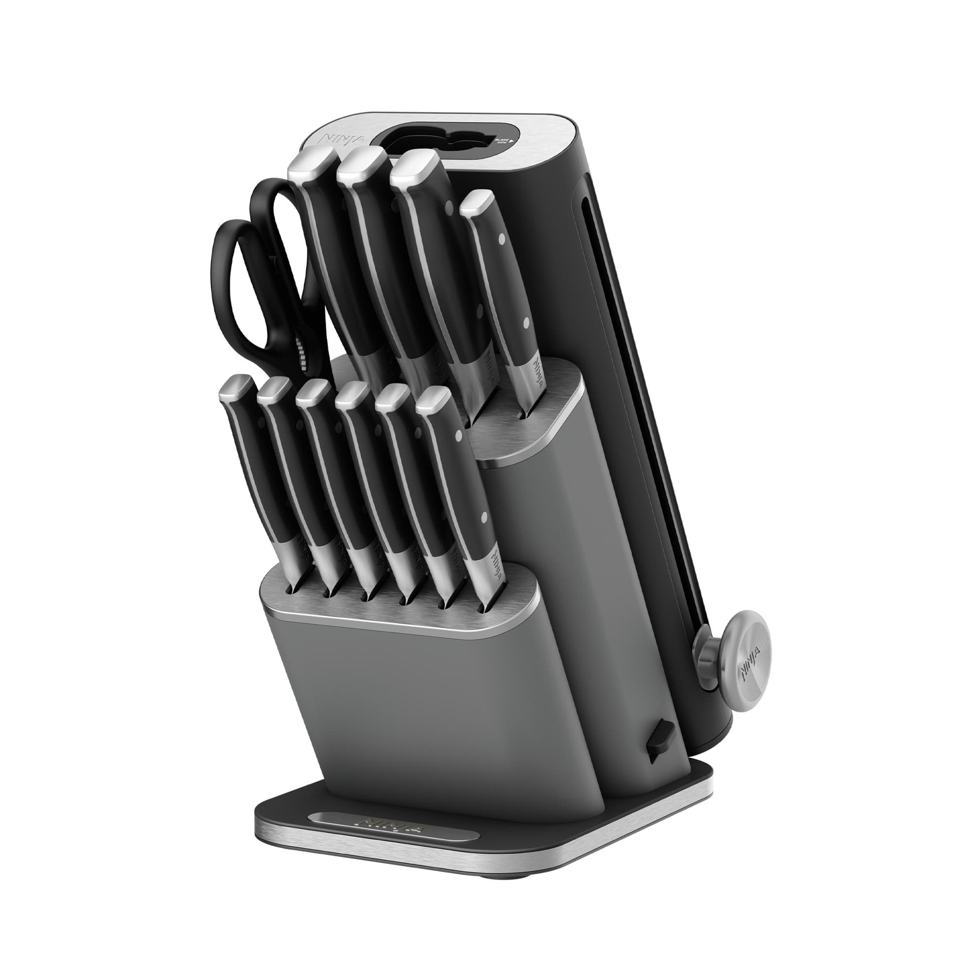 Ninja StaySharp knife block in black