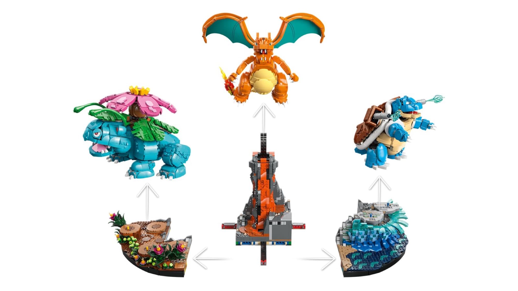 Venusaur, Charizard and Blastoise – detail 4
