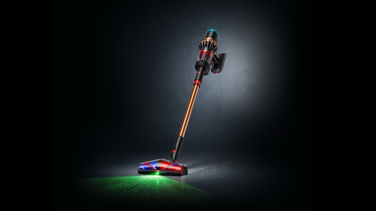 V16 with its lit cleaner head