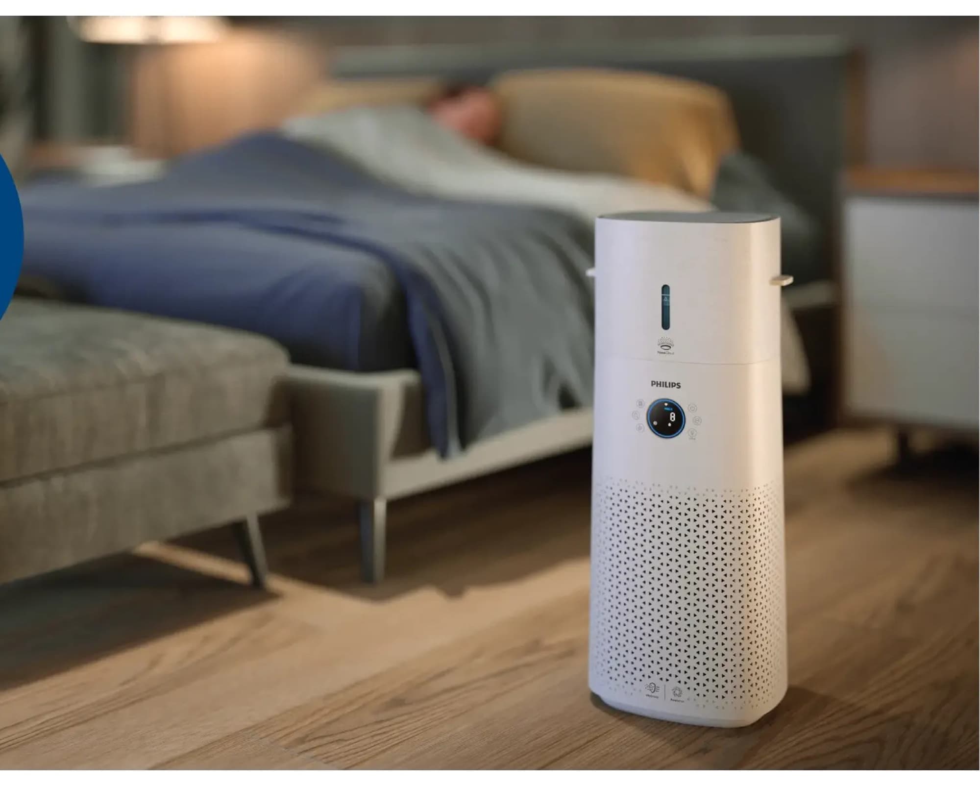 The unit in the bedroom