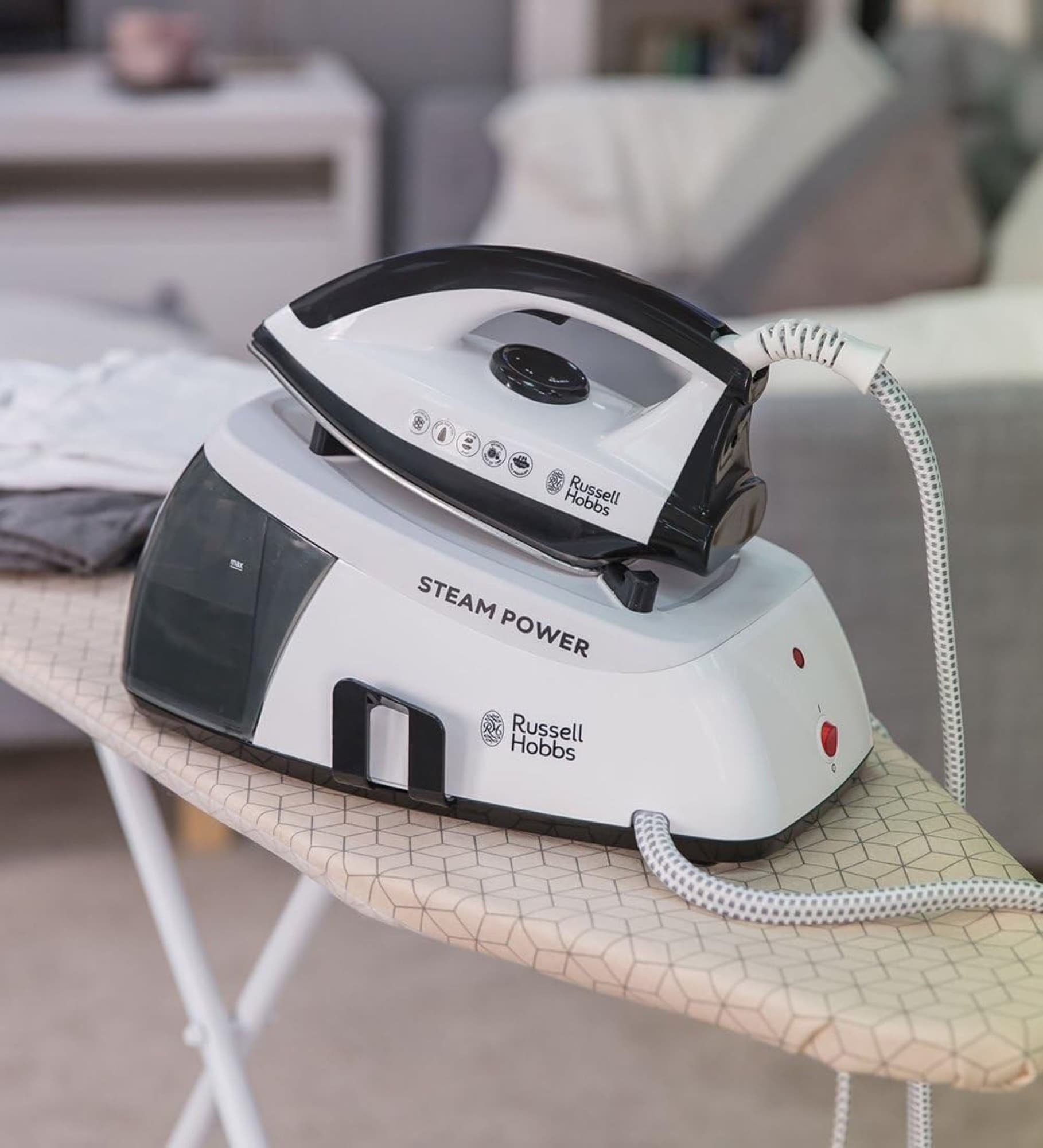 The steam generator at the ironing board