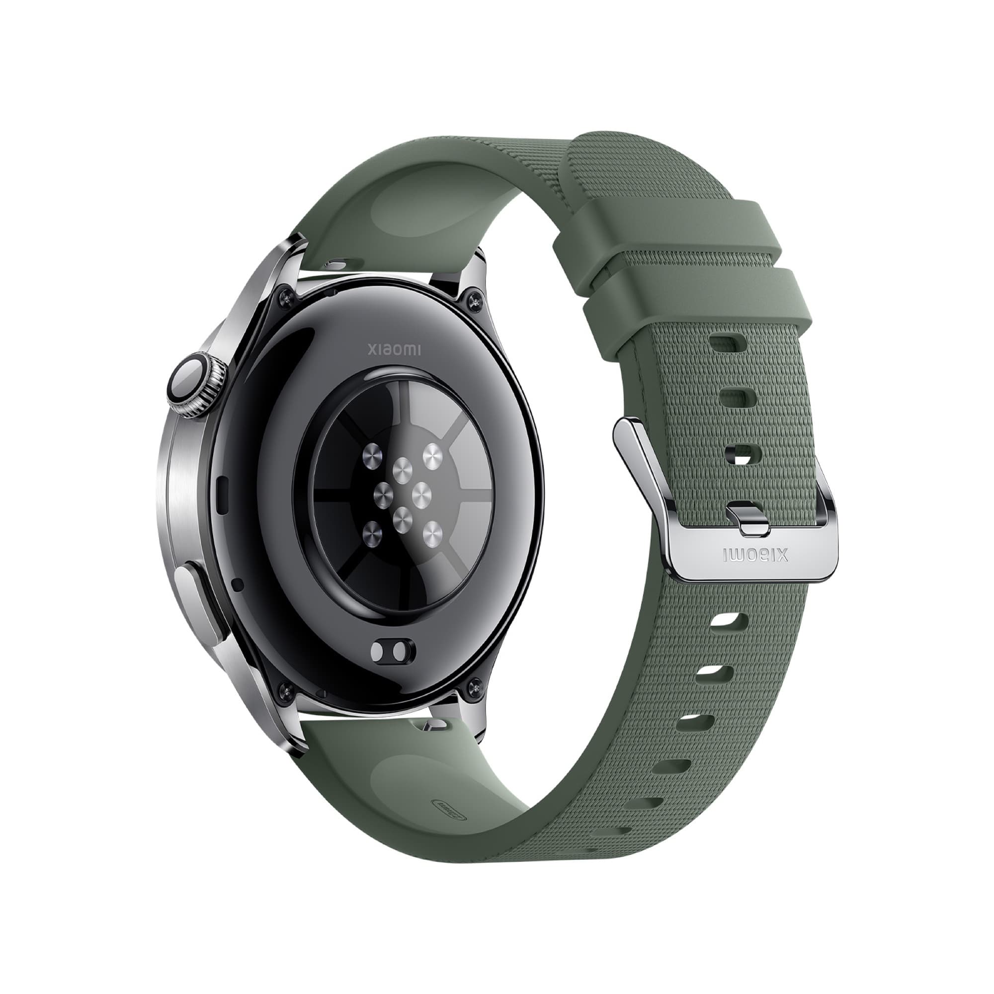 The underside of Xiaomi Watch 5 with the sensor
