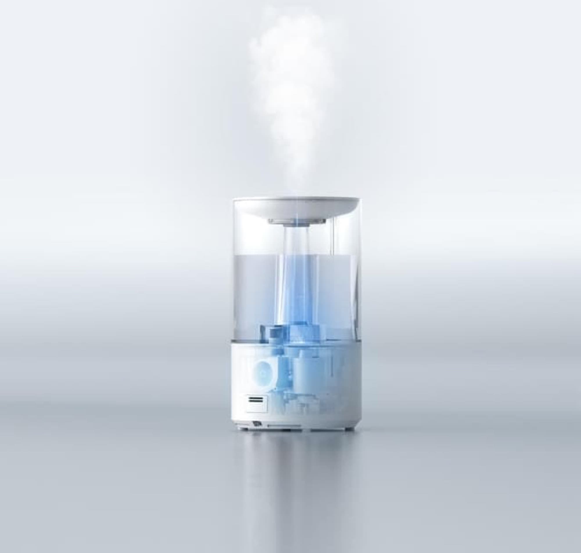 The tank with water and mist