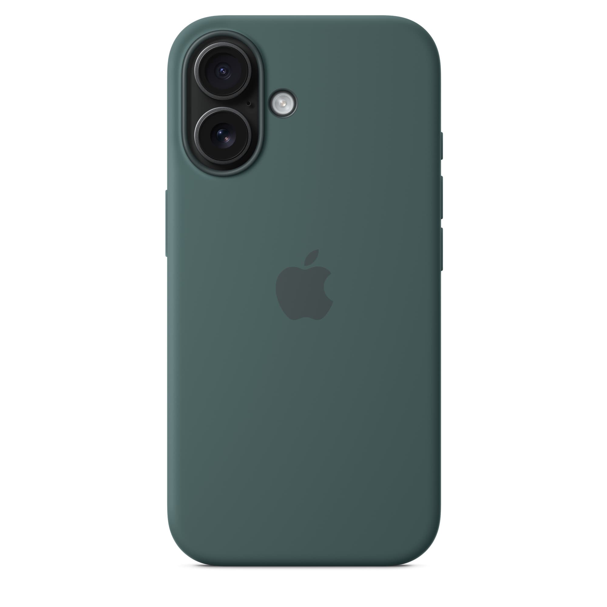 Silicone Case with MagSafe for iPhone 16 from another angle