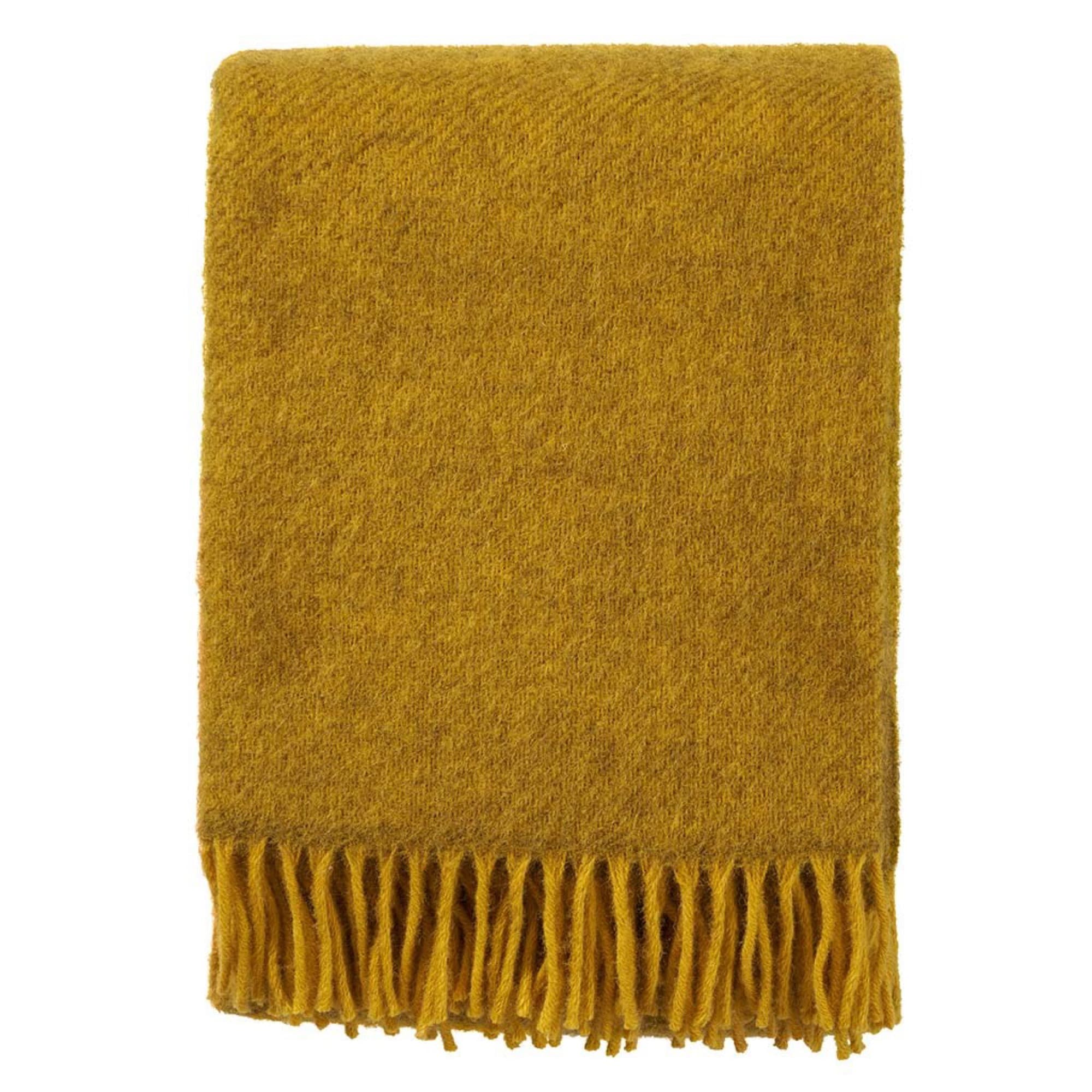 Gotland throw 130 × 200 cm in Gul