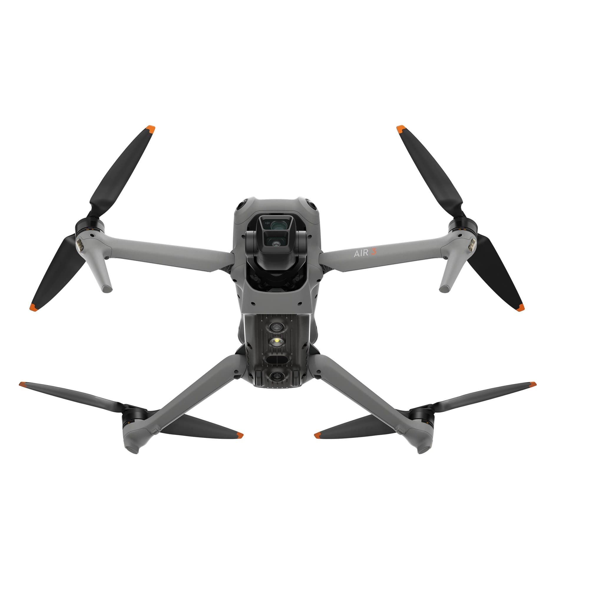 DJI Air 3 from the front showing both cameras