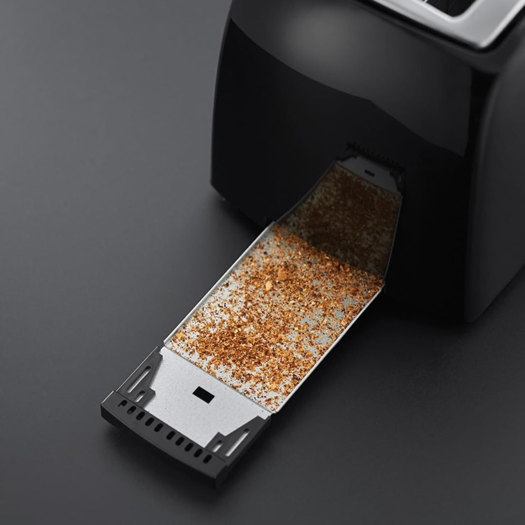 Removable crumb tray