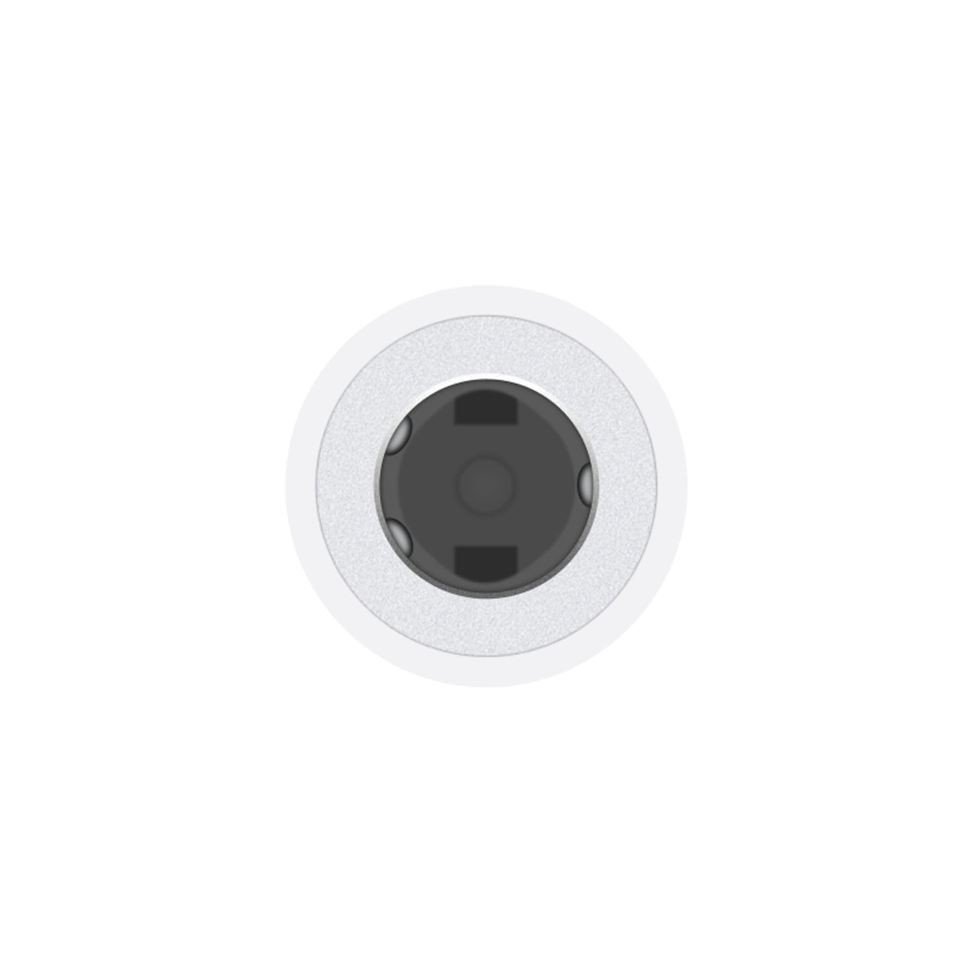 Close-up of the 3.5 mm jack