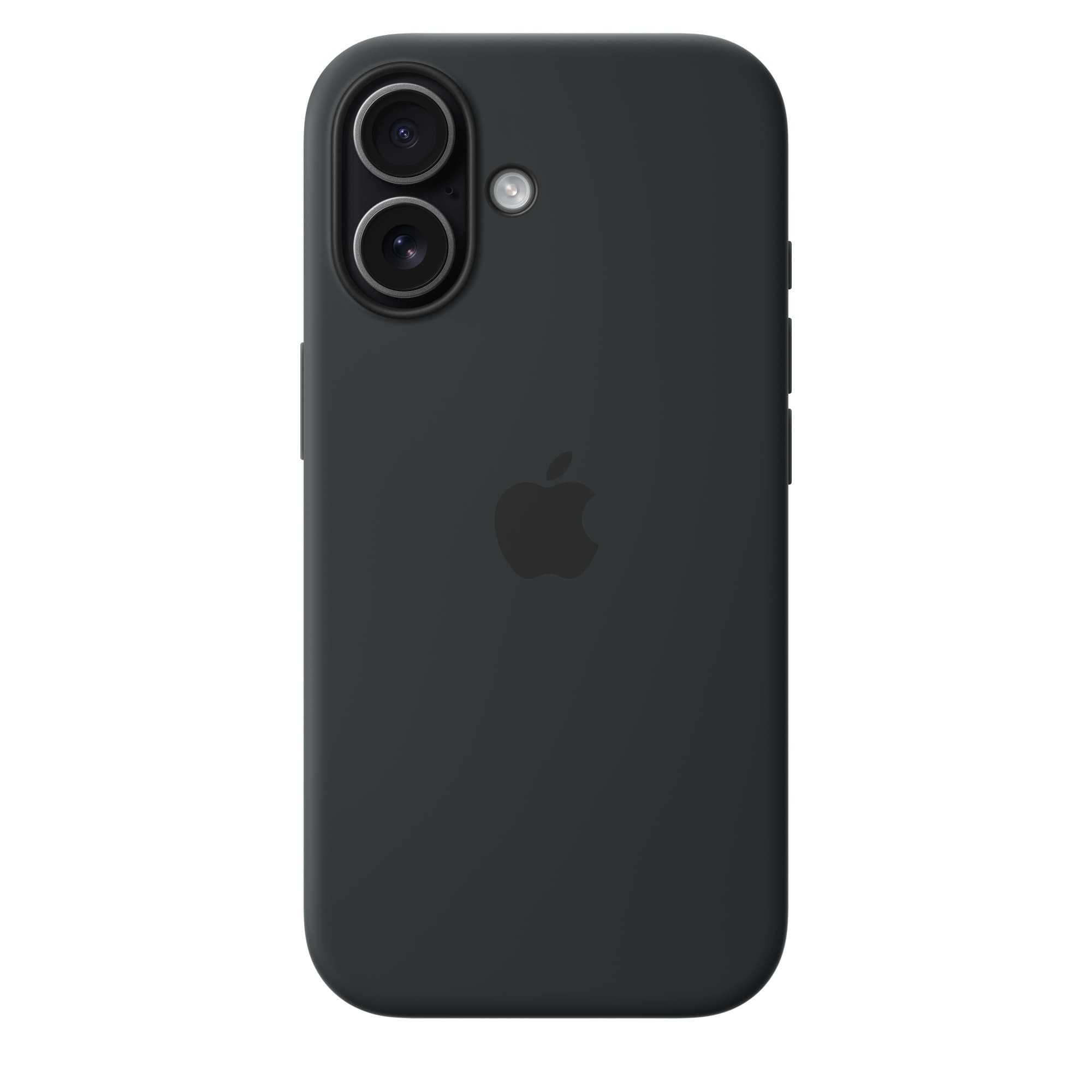 Silicone Case with MagSafe for iPhone 17 in black