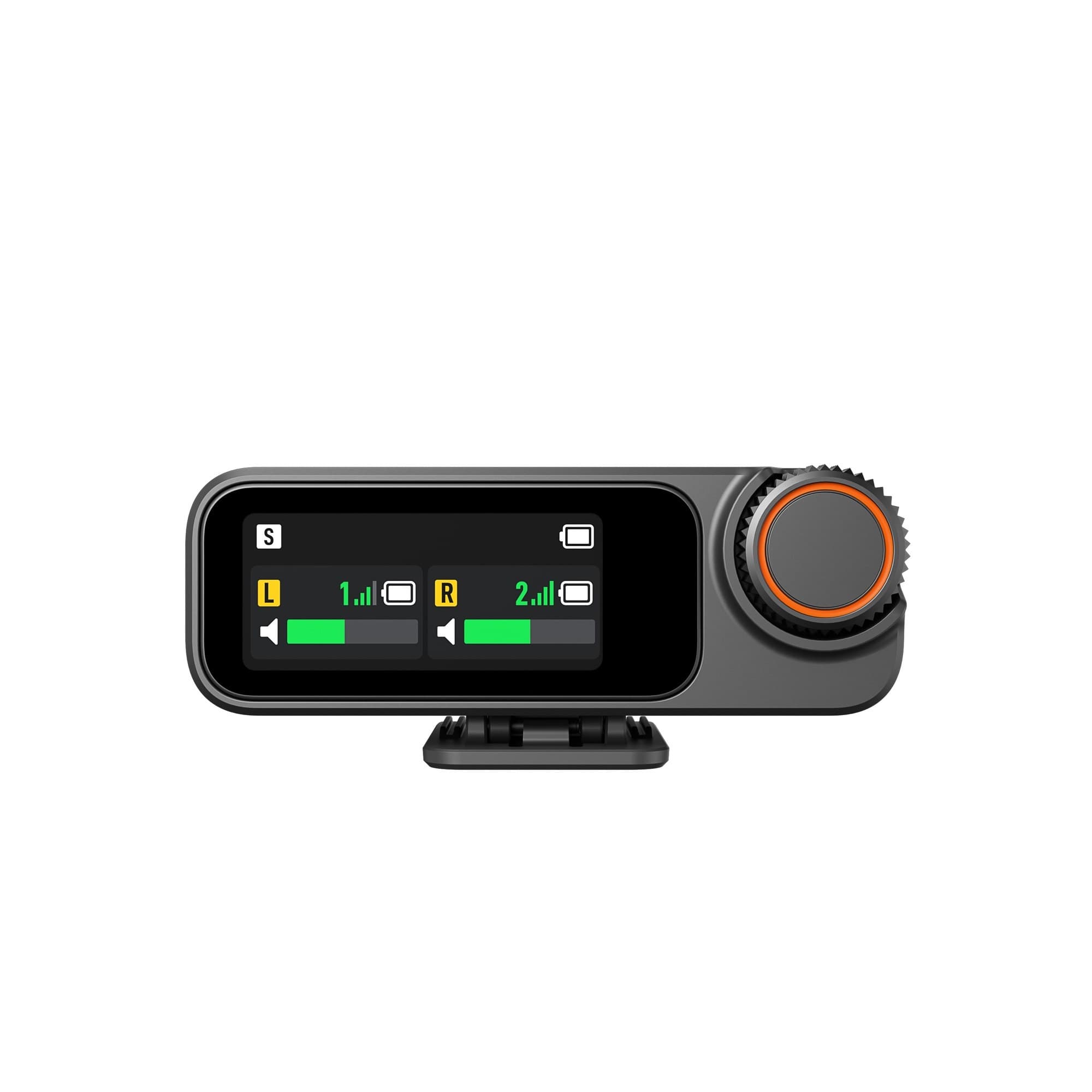 The receiver's touchscreen