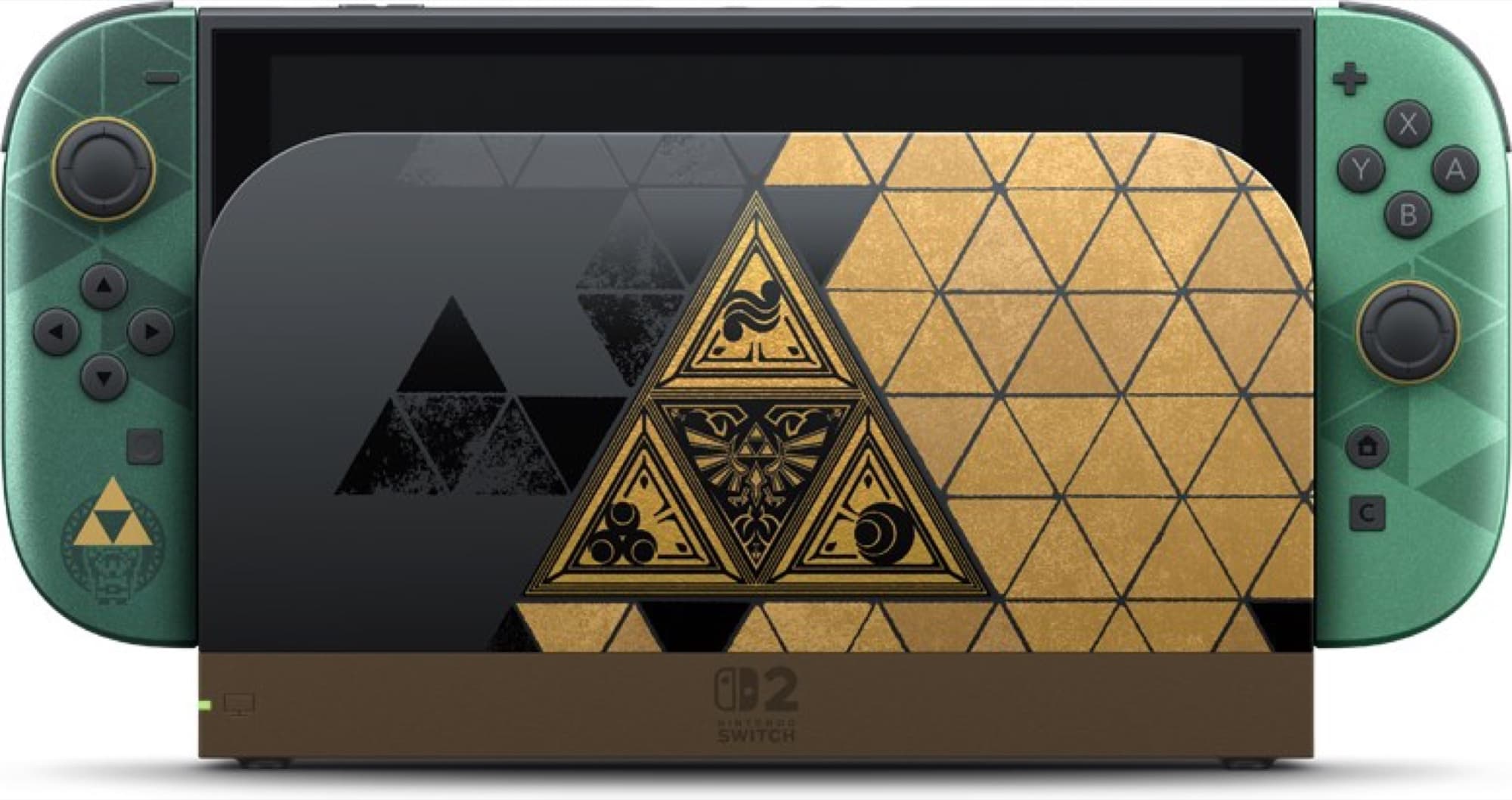 The back with Triforce pattern