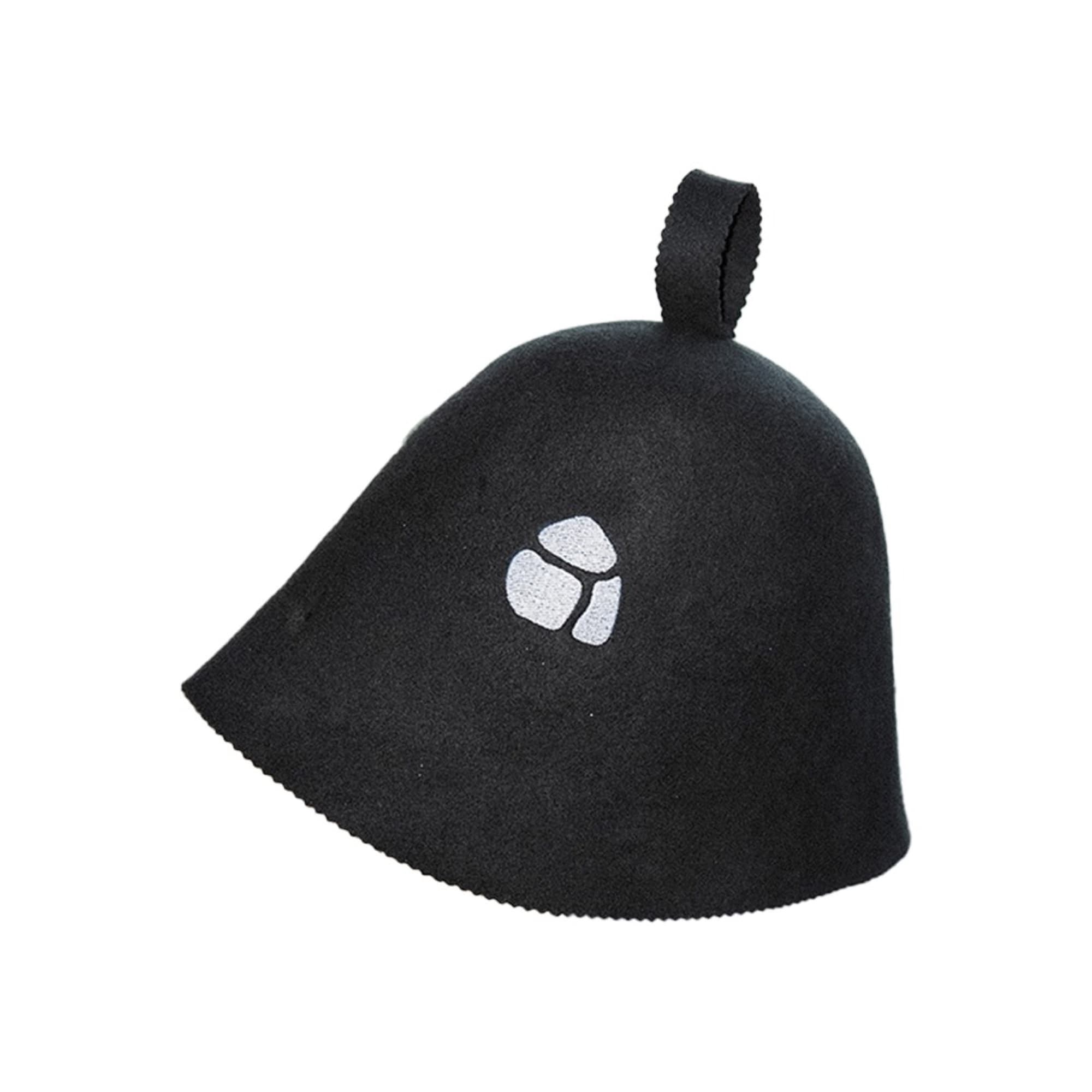 Anthracite wool sauna hat