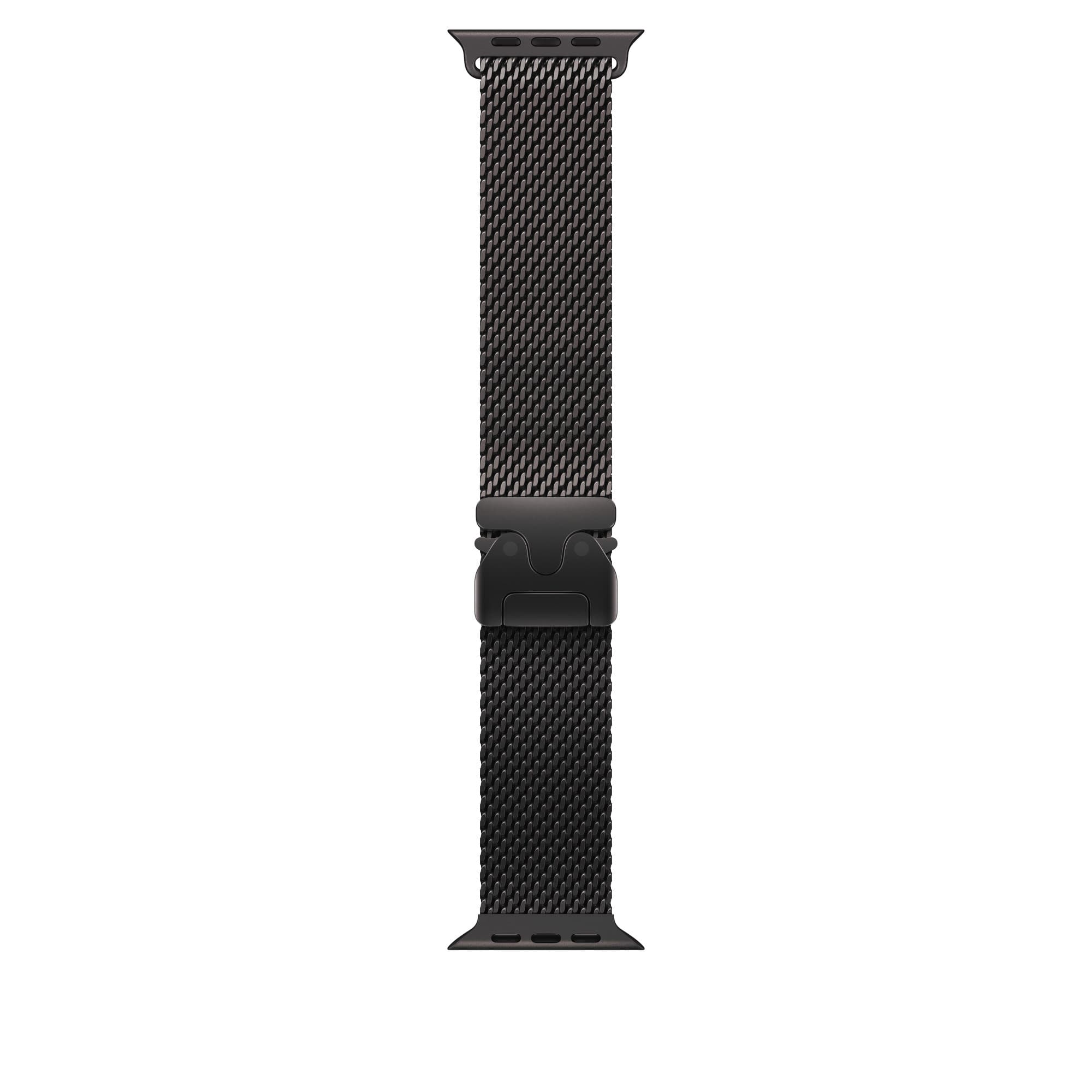 Titanium Milanese Loop for Apple Watch in black