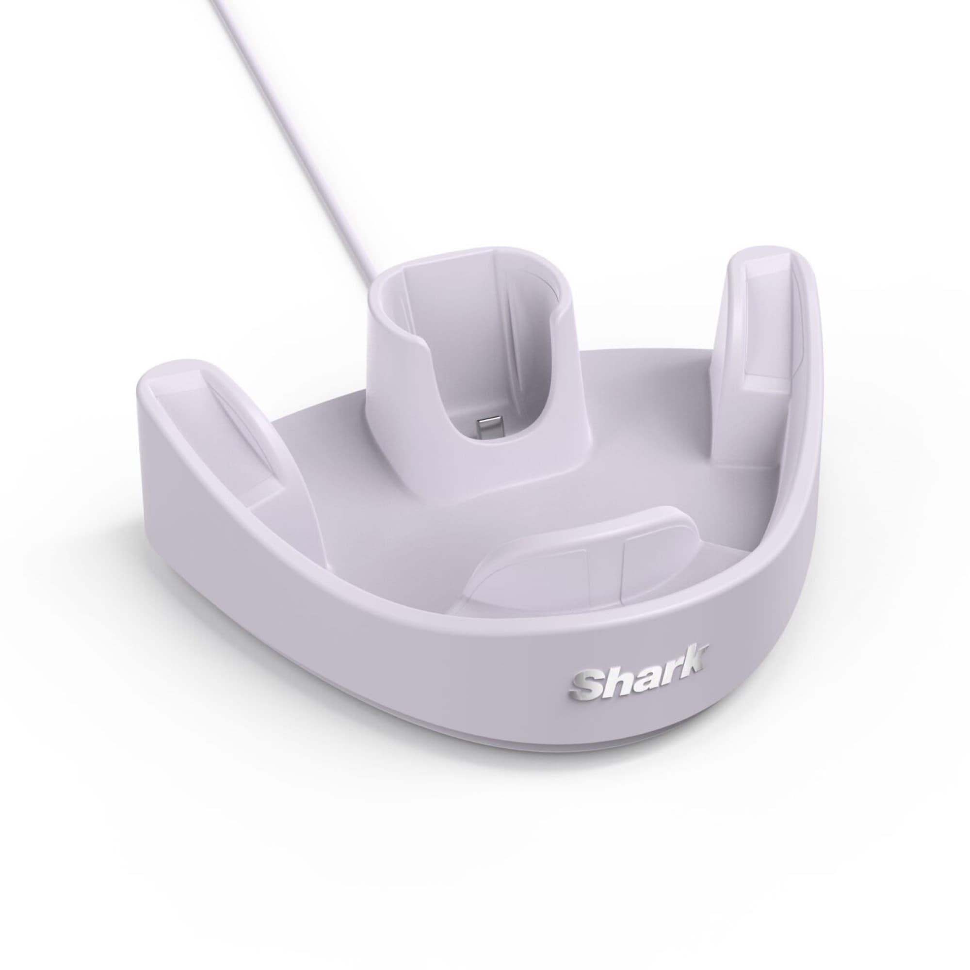 The charging stand in purple