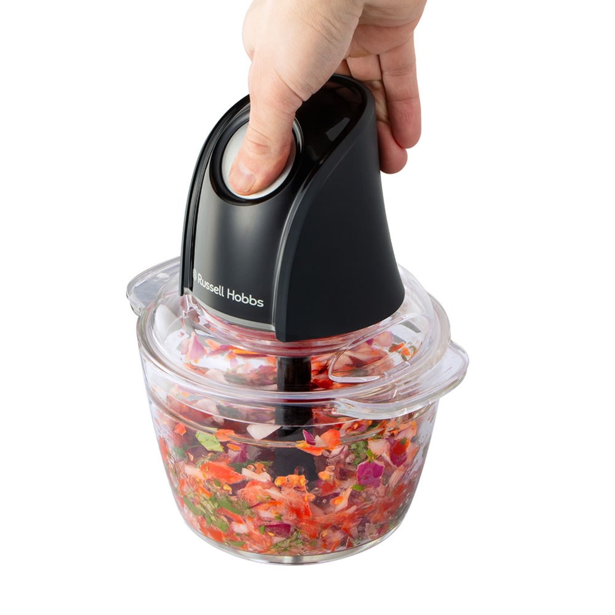 Press the button to chop