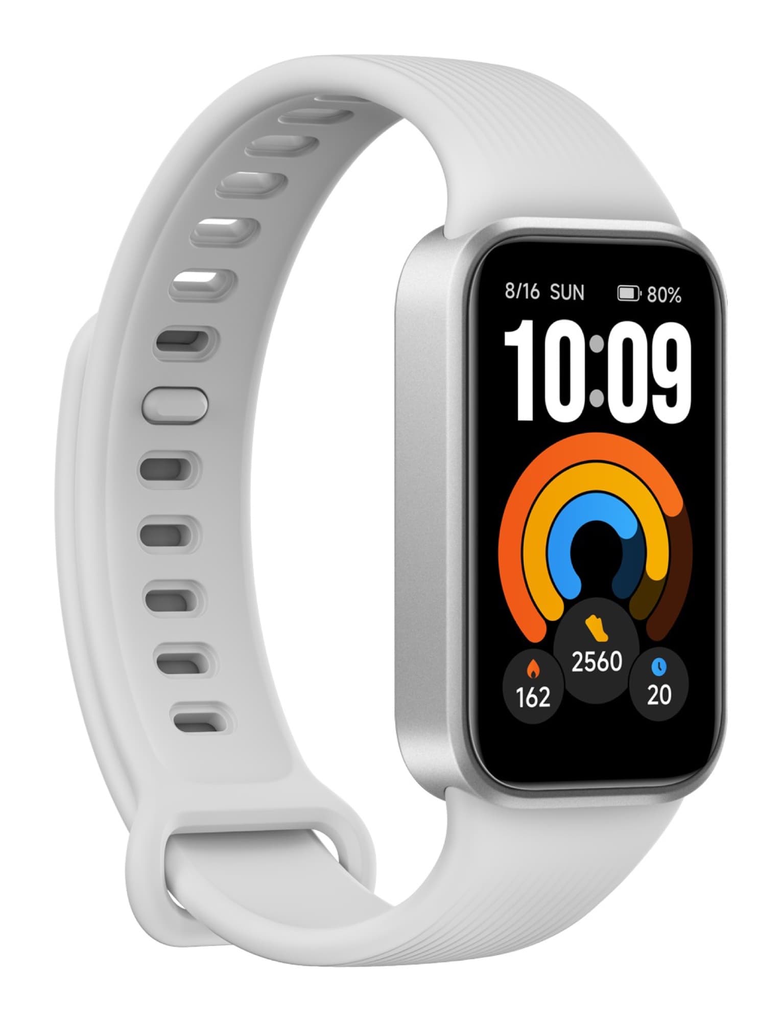 Grey Smart Band 11 Active with the strap