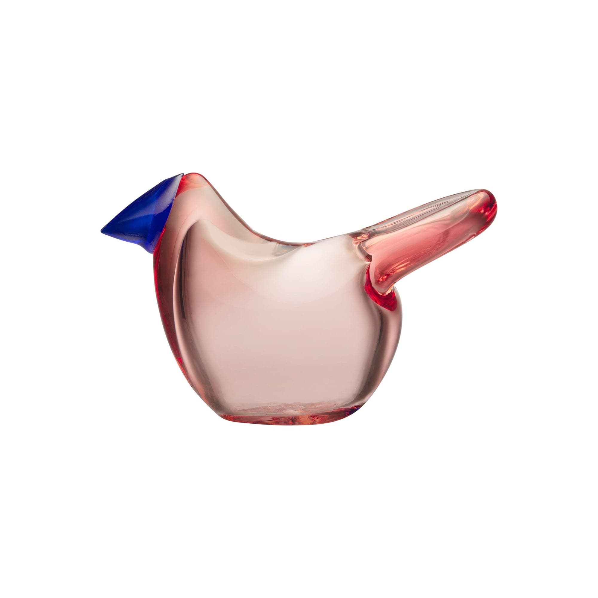 Iittala Birds by Toikka Flugsnappare – 95 × 60 mm, Laxrosa-blå