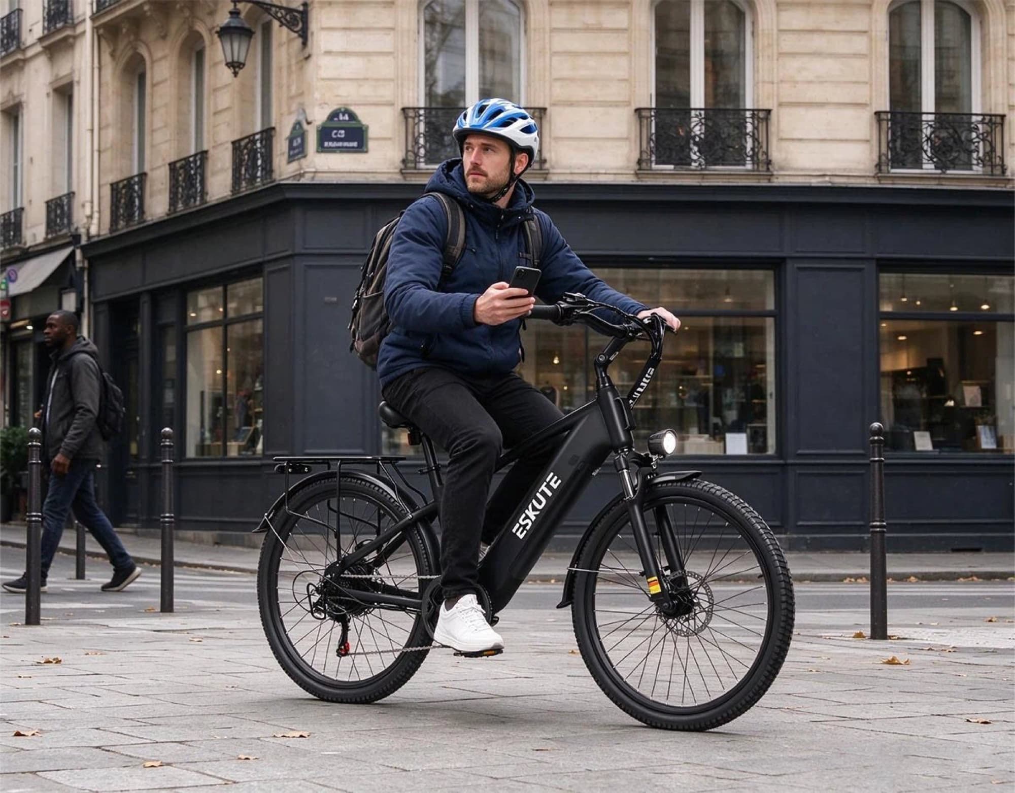 Commuting on the Eskute C202 step-over