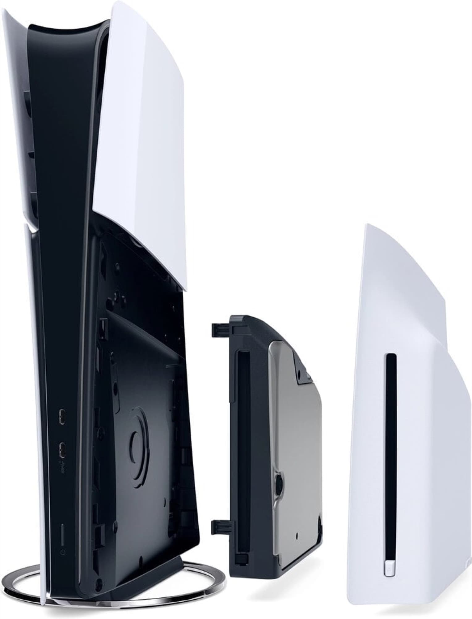 Disc drive fitted to PS5 Digital Edition