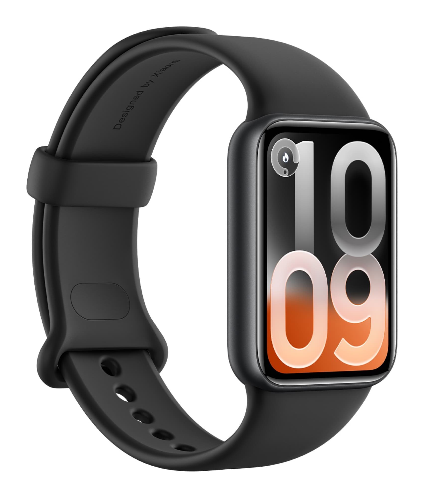 Black Smart Band 10 Pro with the strap