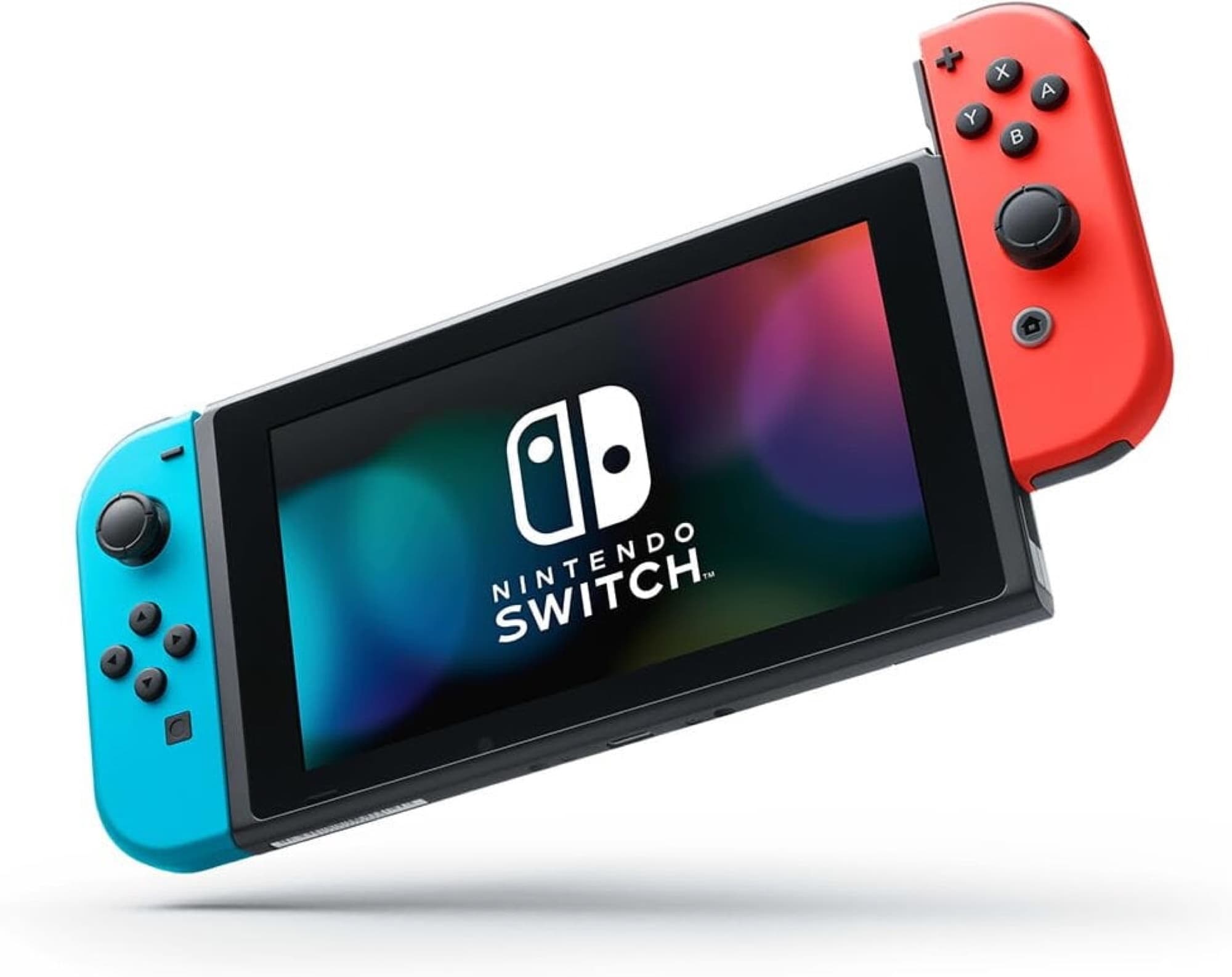 Nintendo Switch handheld with Joy-Con