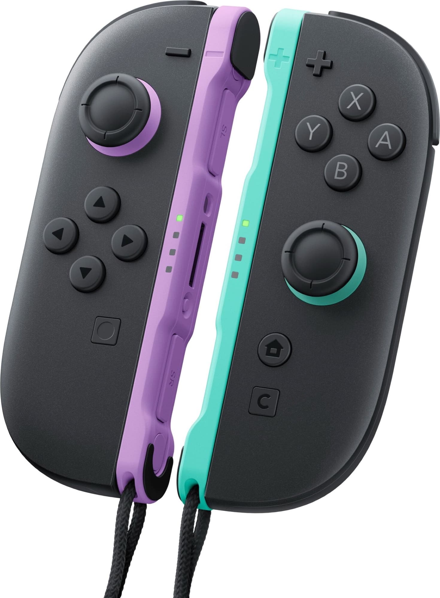 Joy-Con 2 light purple and light green