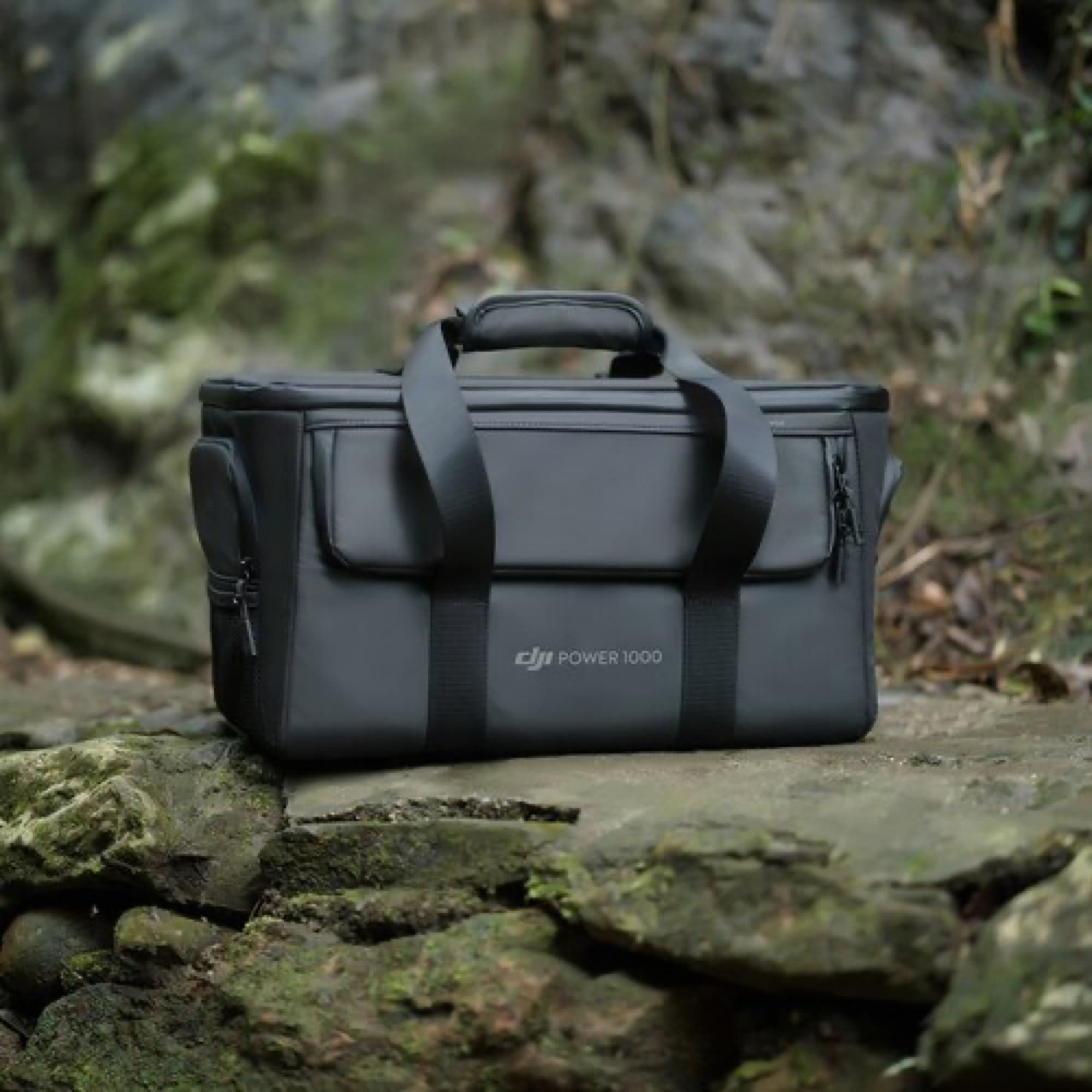 The bag outdoors