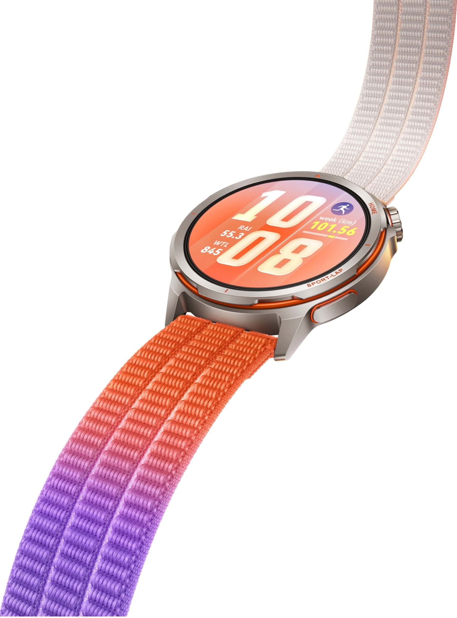 Orange GT Runner 2 with woven strap