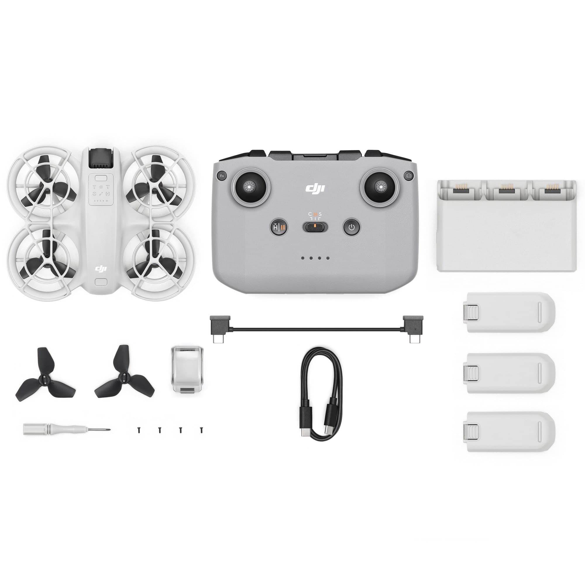 DJI Neo Fly More Combo with RC-N3, batteries and charging hub