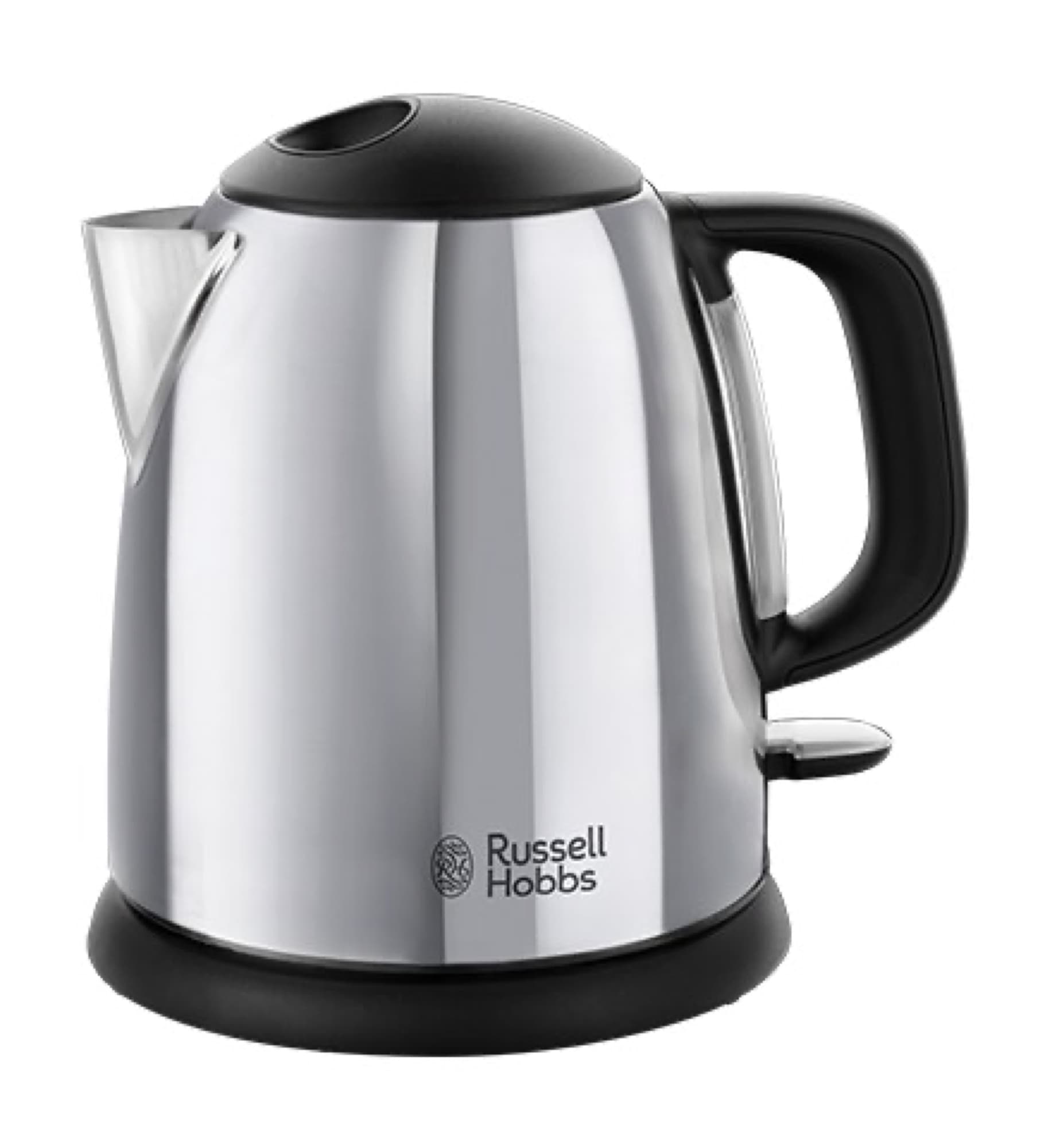 Victory compact kettle in polished stainless steel