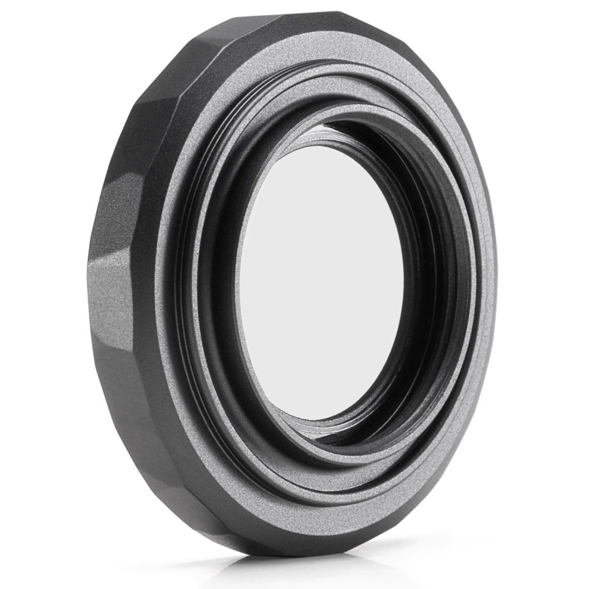 The lens cover from behind