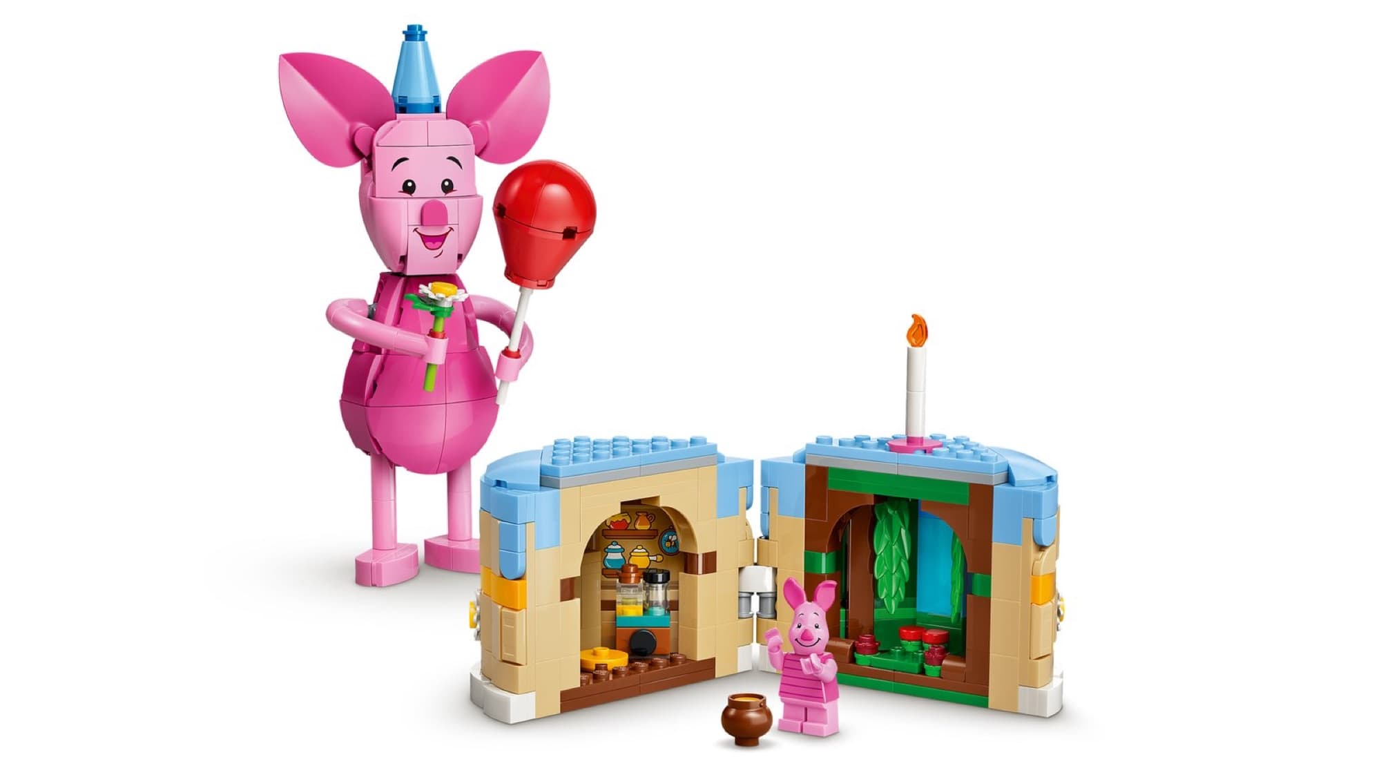 Piglet with birthday cake – detail 3