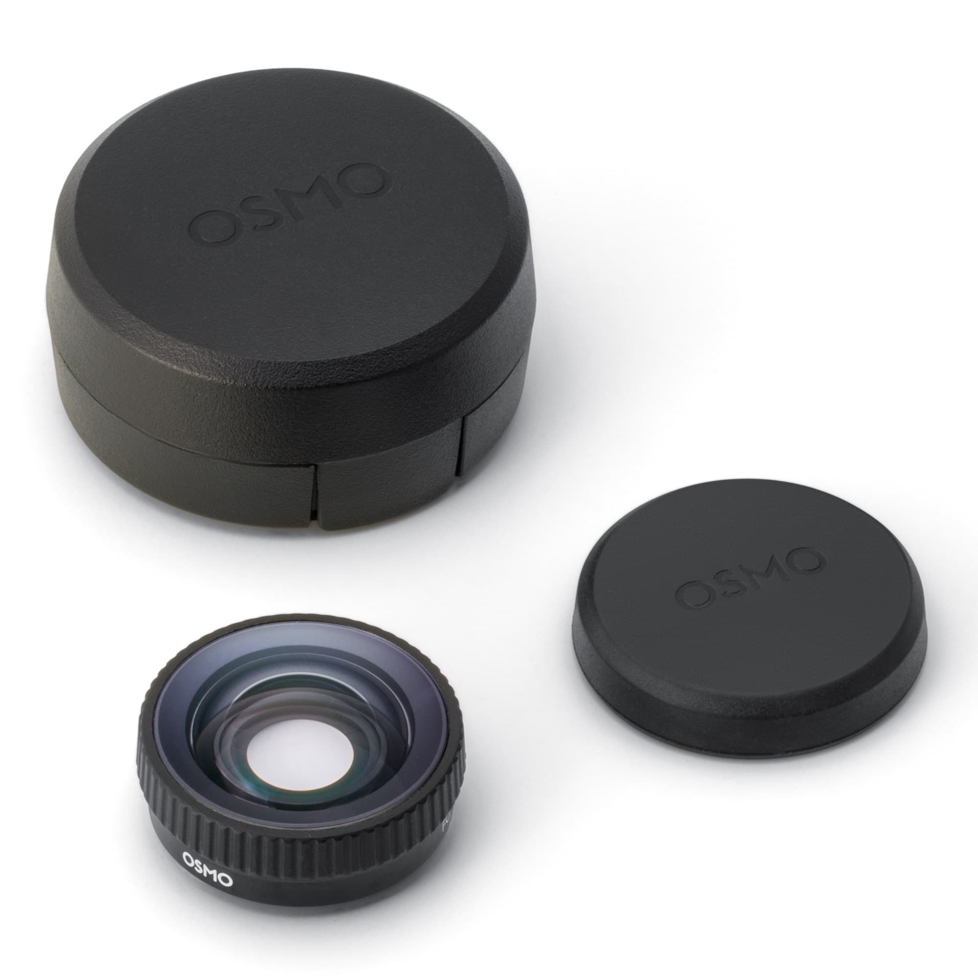 FOV Boost Lens with protective caps and storage case