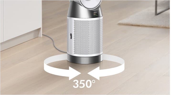 Oscillation up to 350°