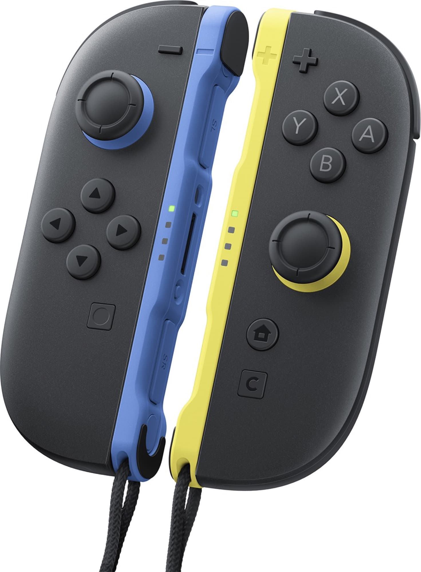 Joy-Con 2 blue and light yellow