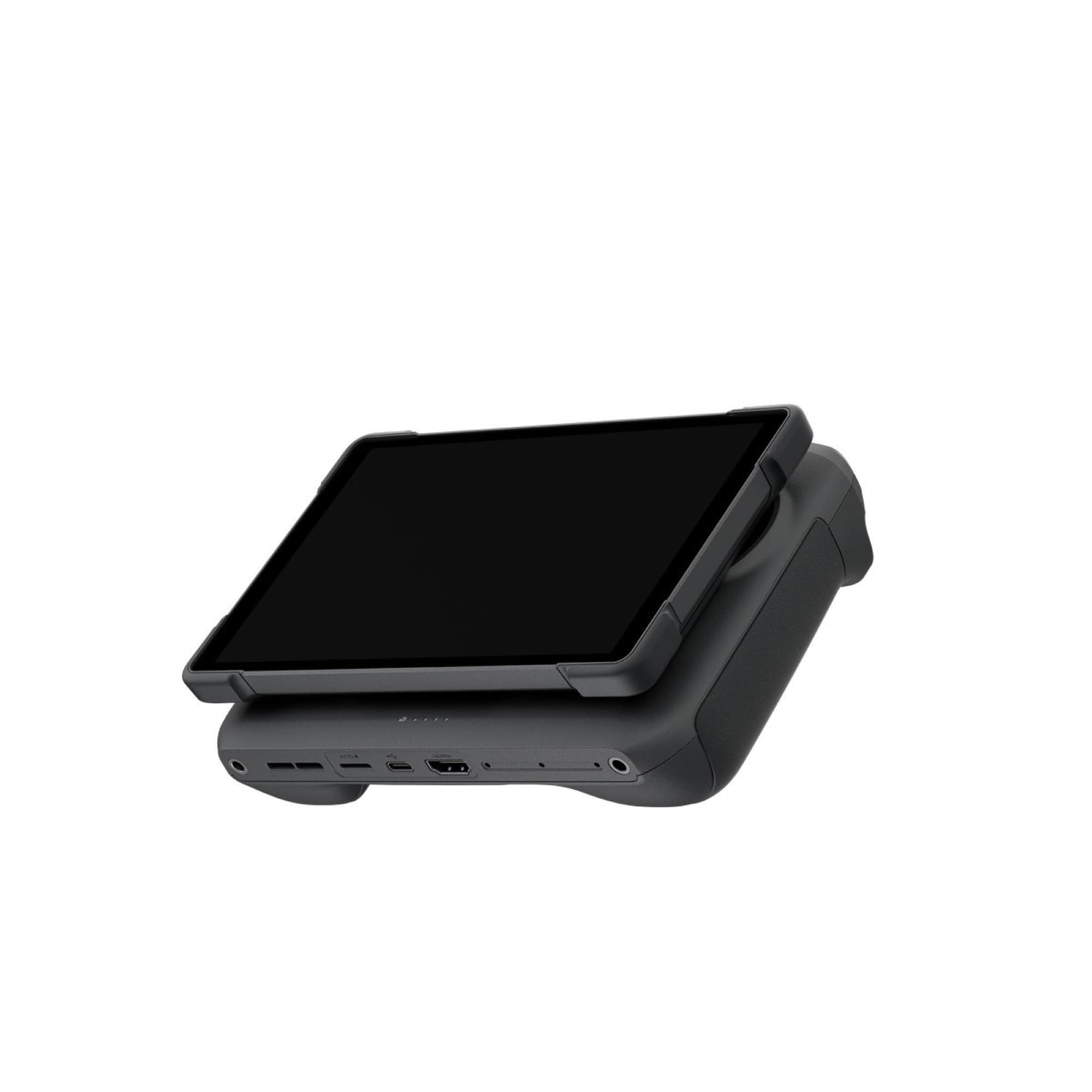 The screen from the side