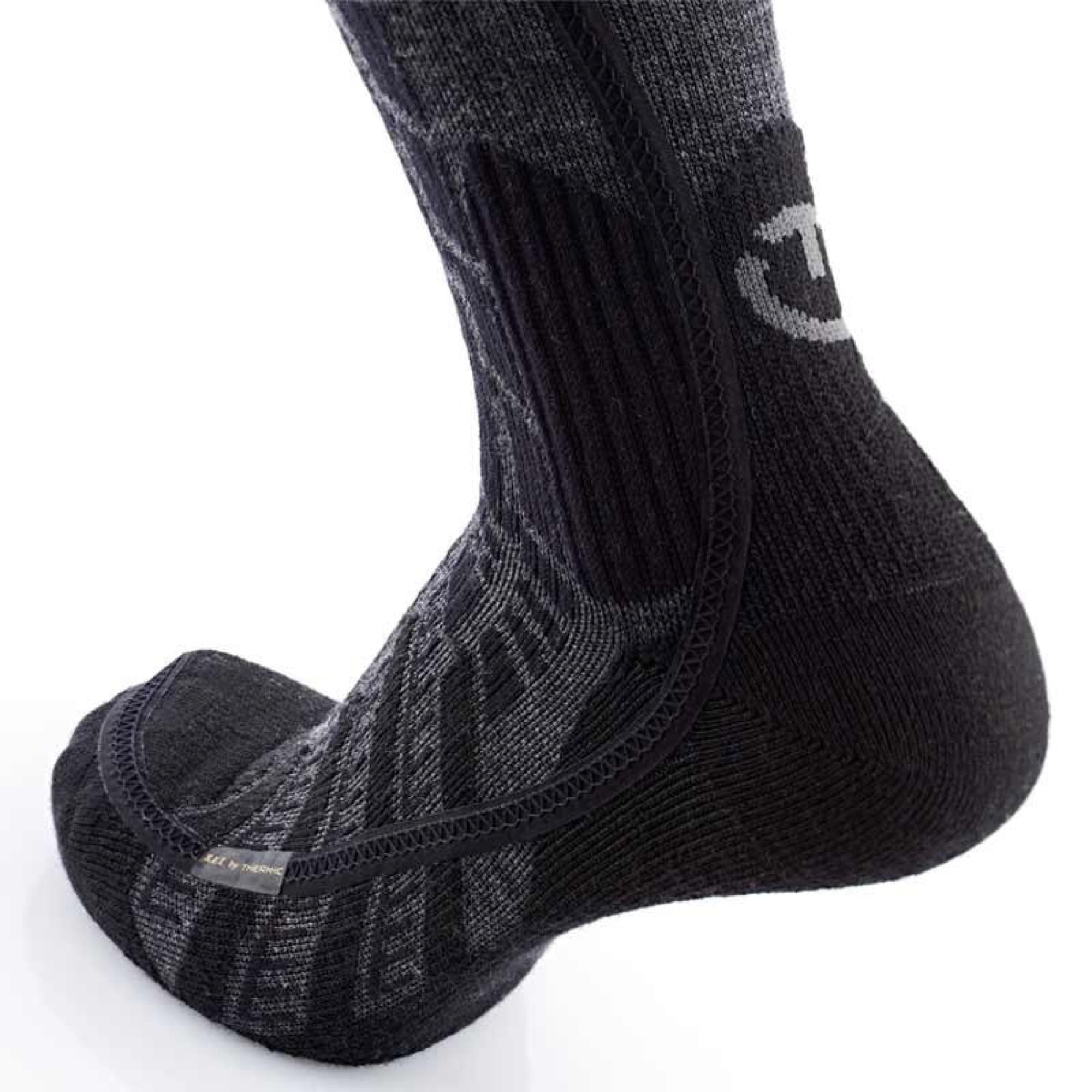 The knit at the heel